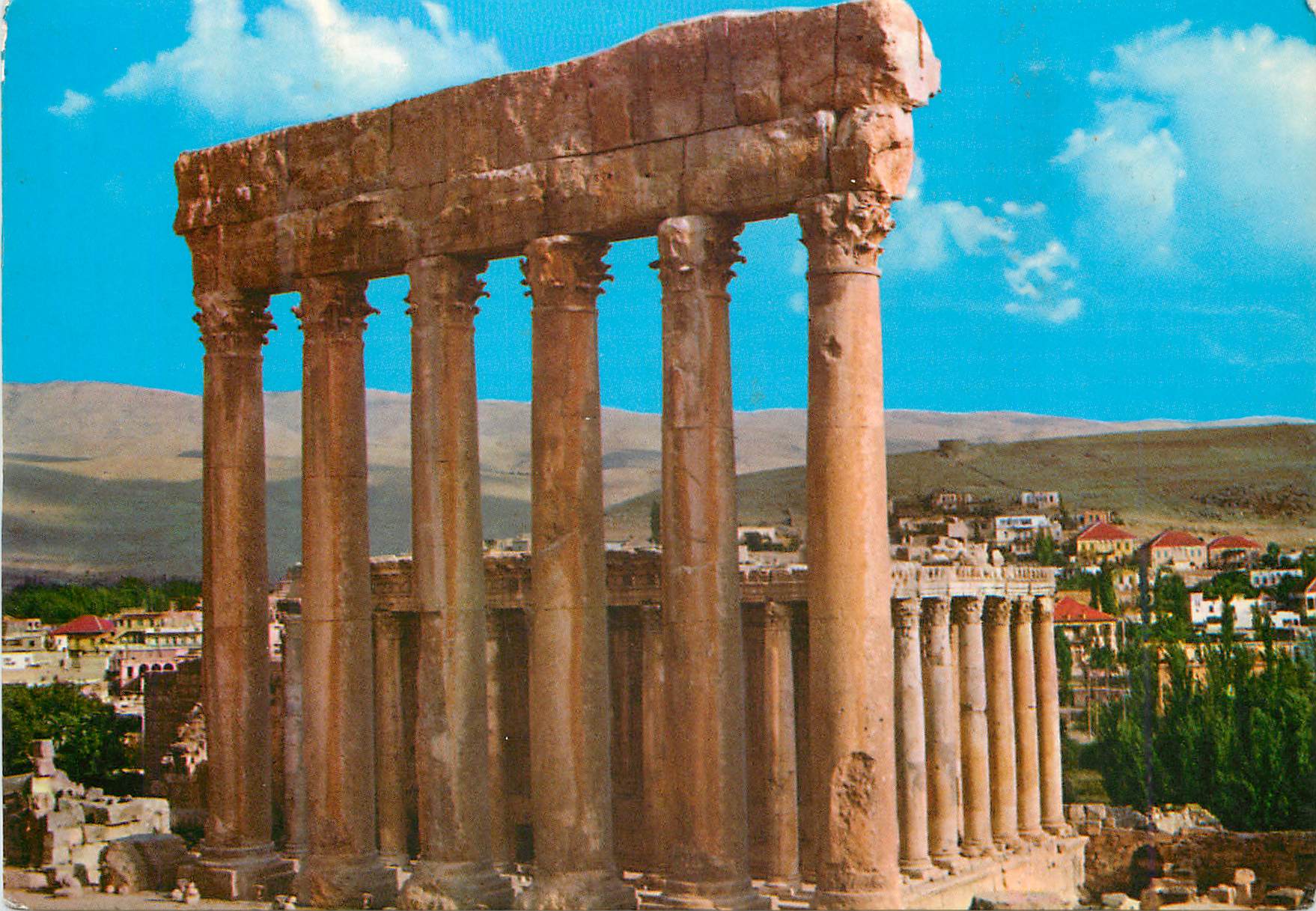 CPM Lebanon Baalbeck les colonnes de jupiter et temple de bacchus
