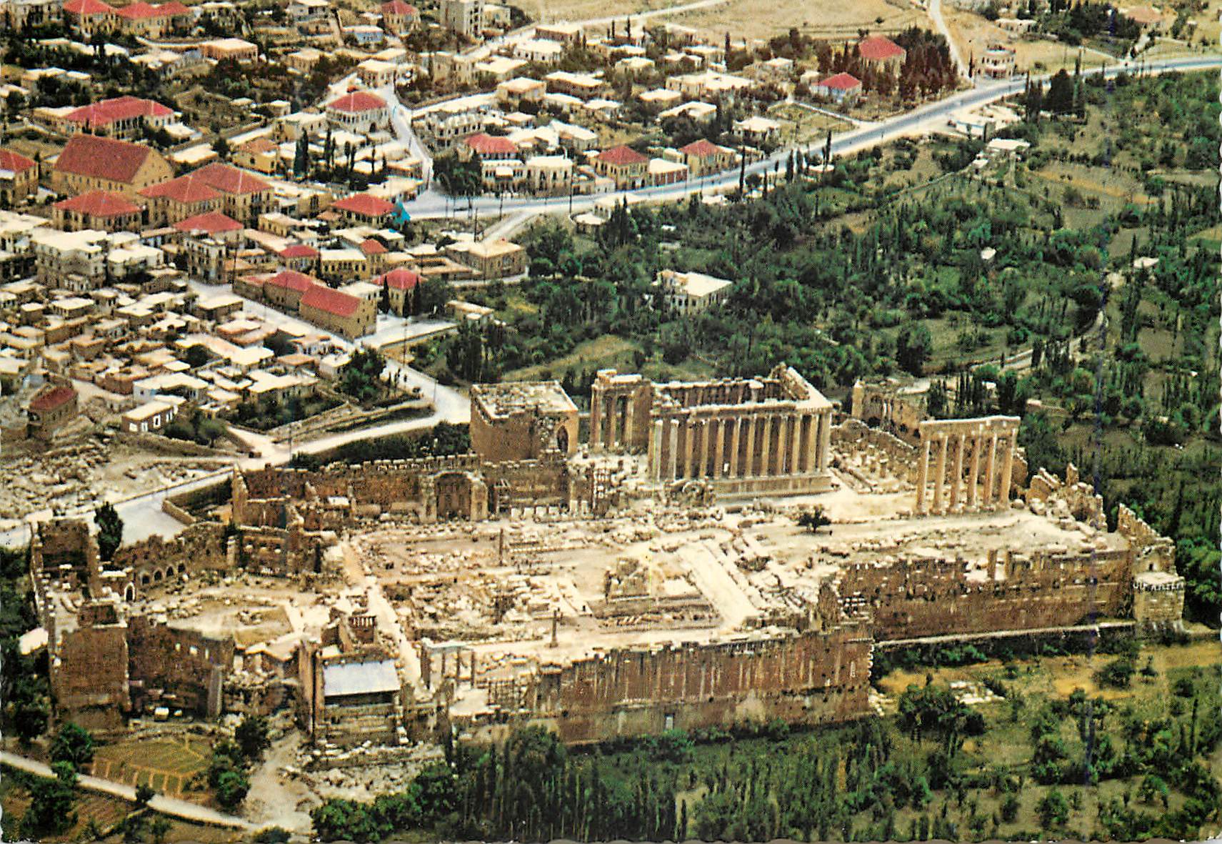 CPM Lebanon vue general de Baalbeck et les ruines