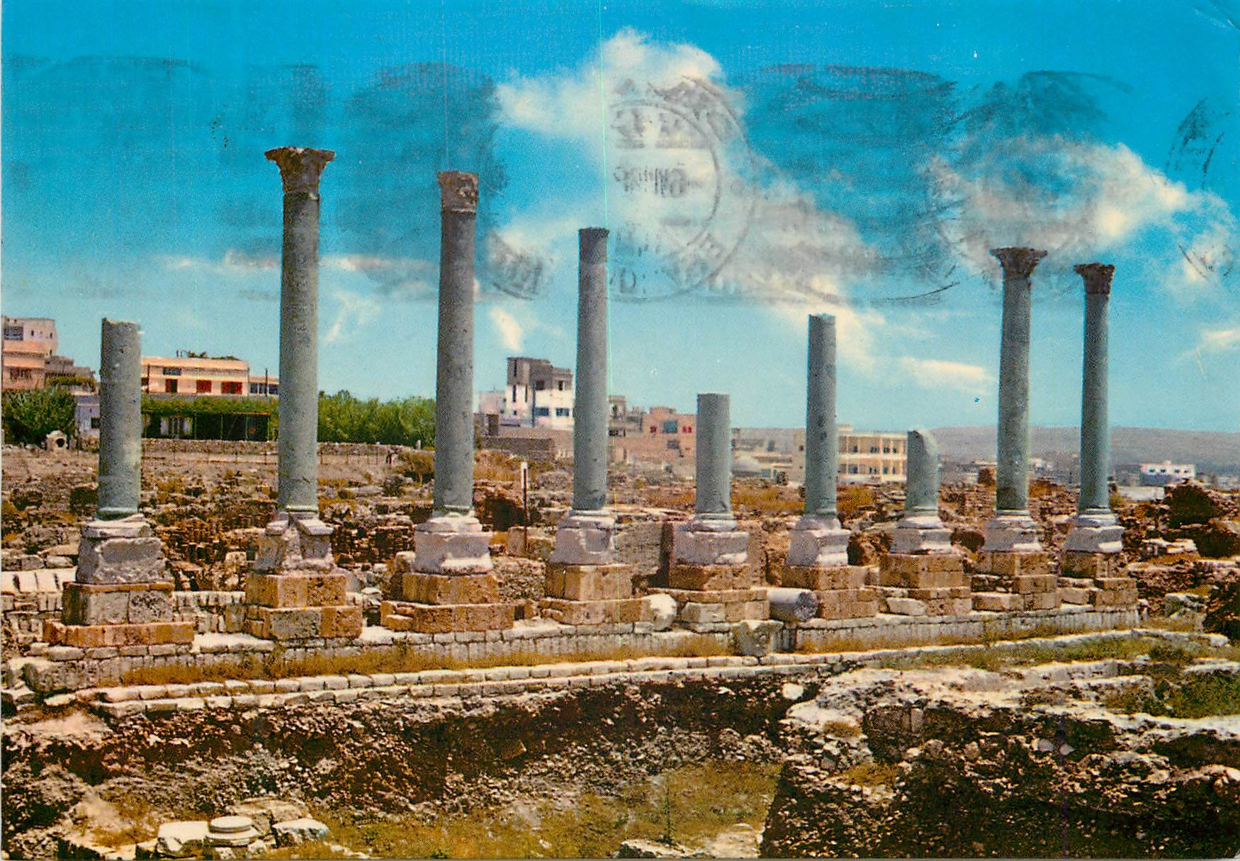 CPM Lebanon tyr (Sour) les colonnes romaines