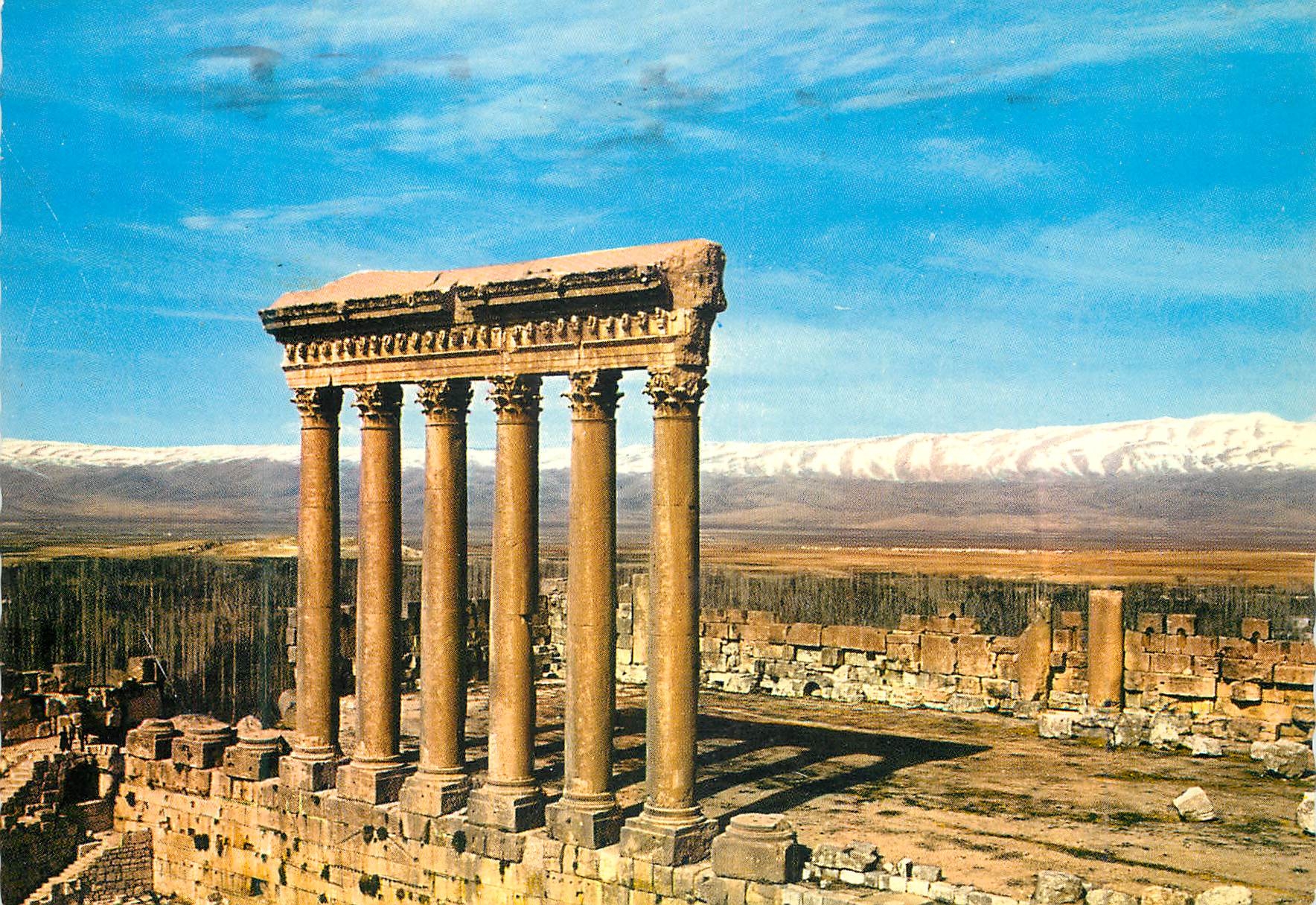 CPM Baalbeck colonade du temple de Jupiter