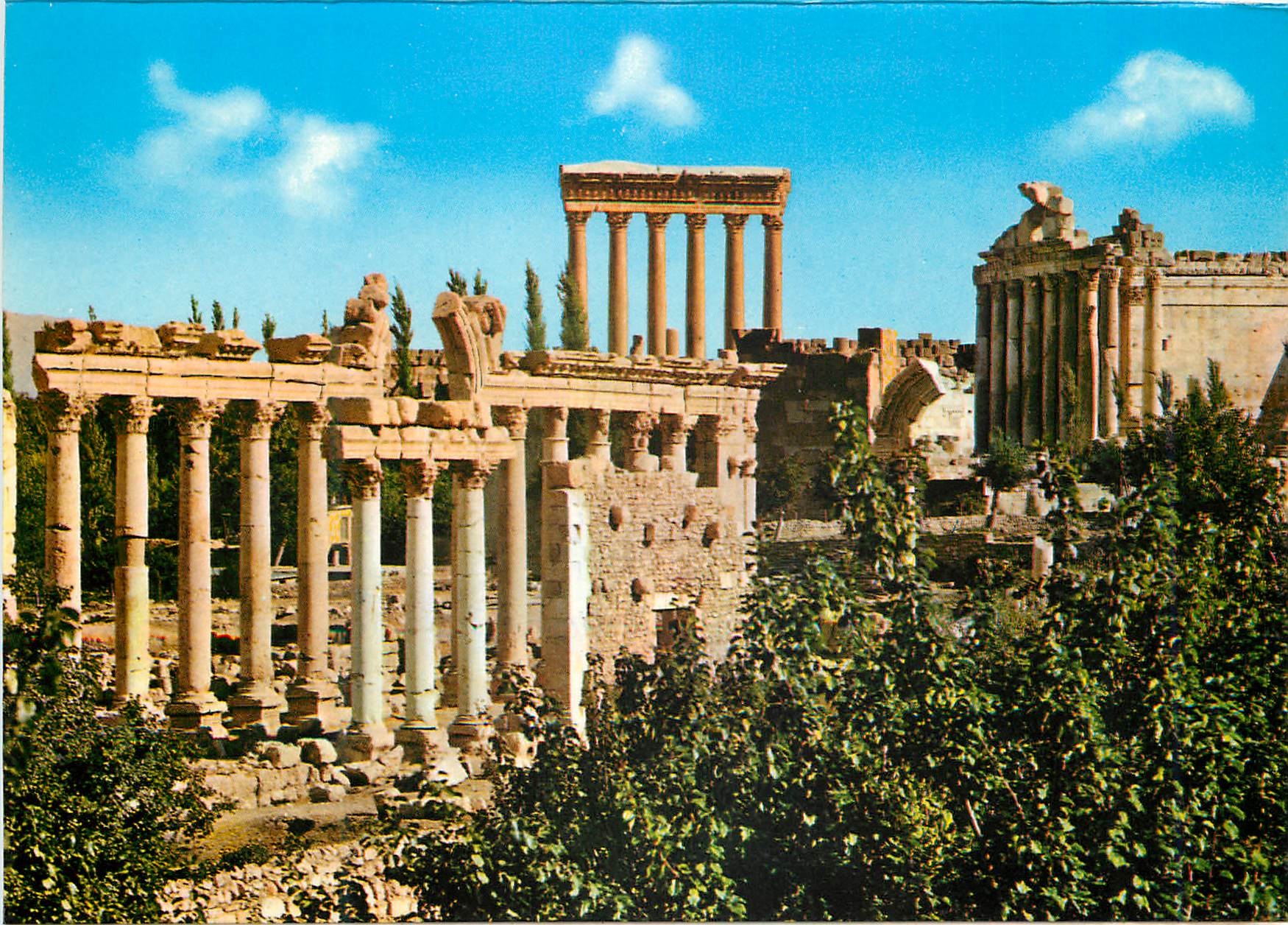 CPM Lebanon Baalbeck ruines du marche romain