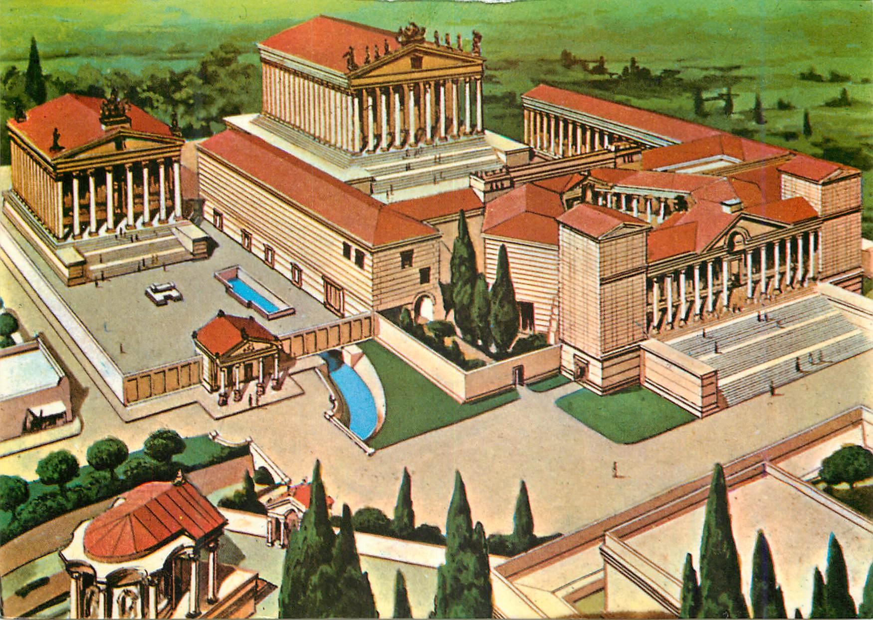 CPM Lebanon Baalbeck reconstitution des temple