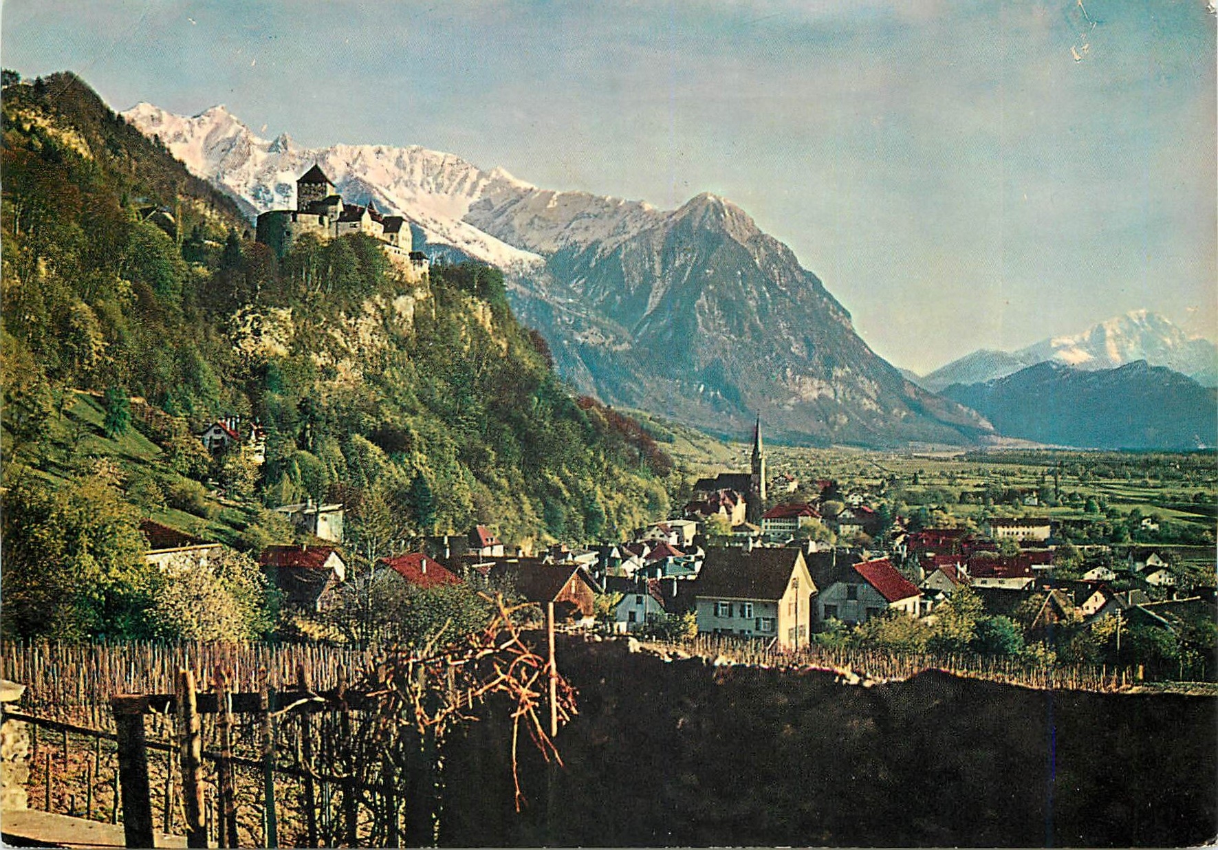 CPM furstentum liechtenstein vue generale vaduz