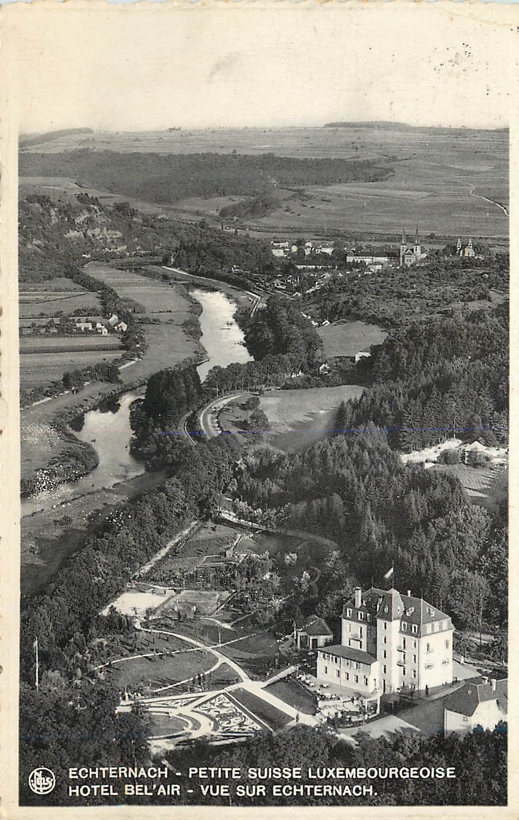 CPM Echternach petite suisse luxembourgeoise hotel bel'air vue echternach