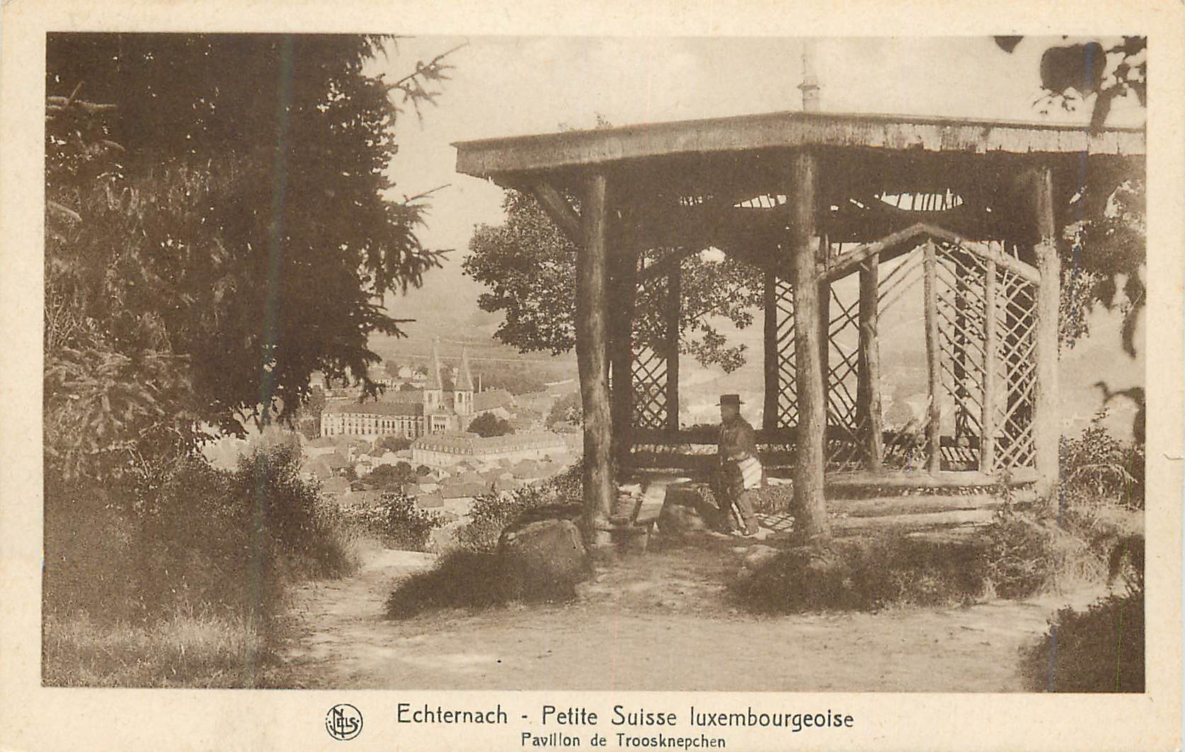 CPM echternach petite suisse luxembourgeoise  pavillon de troosknepchen