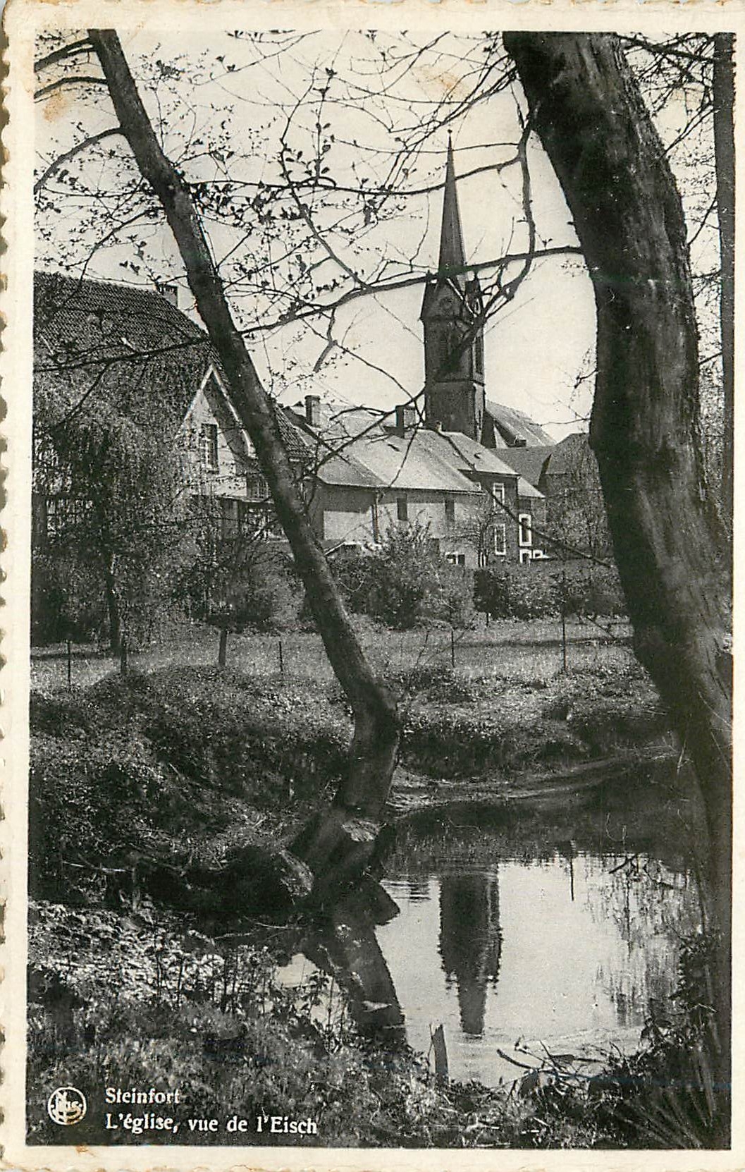 CPM Steinfort l'eglise vue de l'eisch