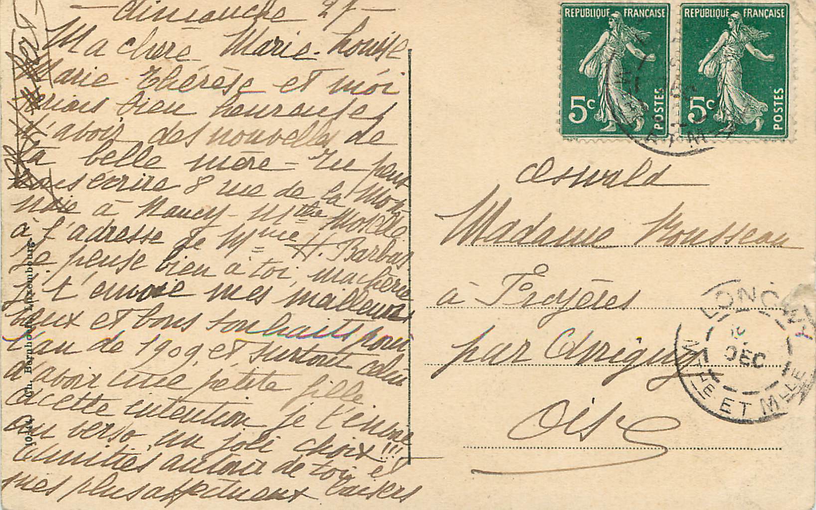 CPA Prinzessin antonla — Rückseite