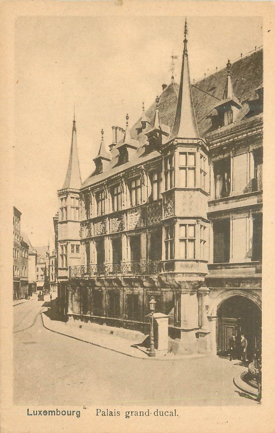 CPA Luxembourg palais grand ducal