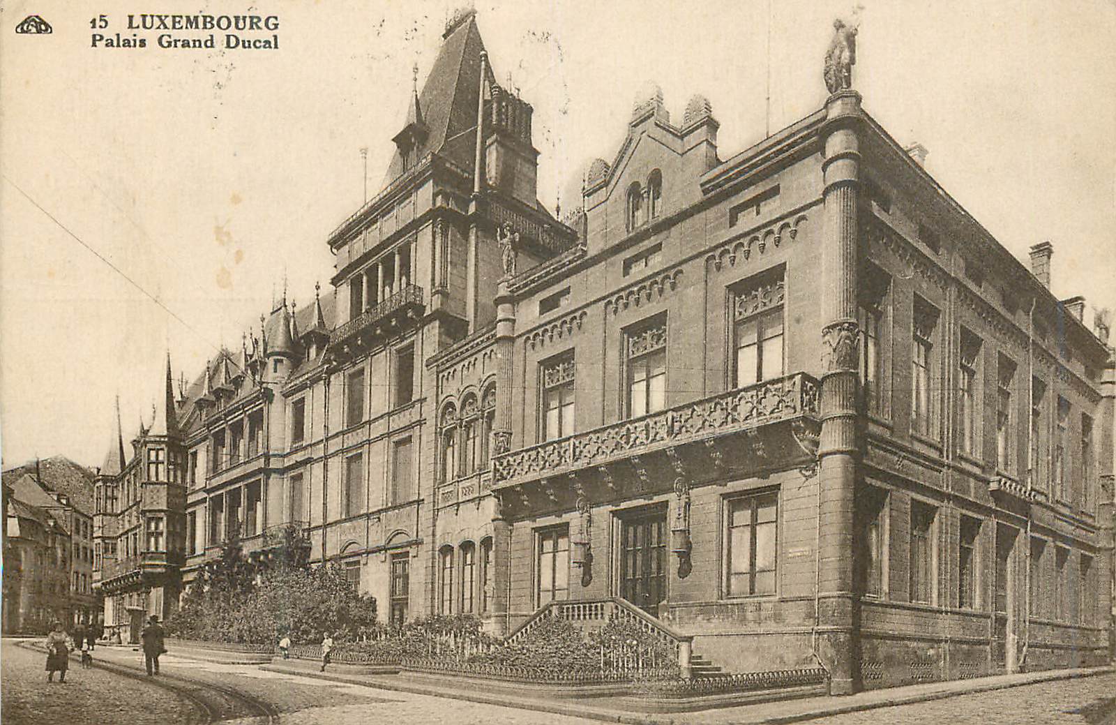 CPA Luxembourg palais grand ducal