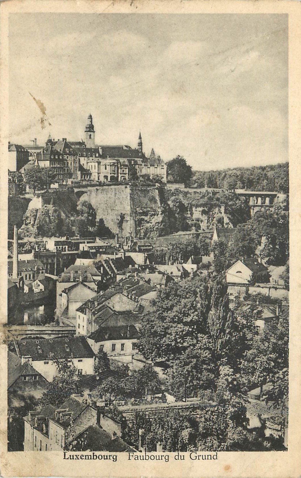CPA Luxembourg Faubourg du grund