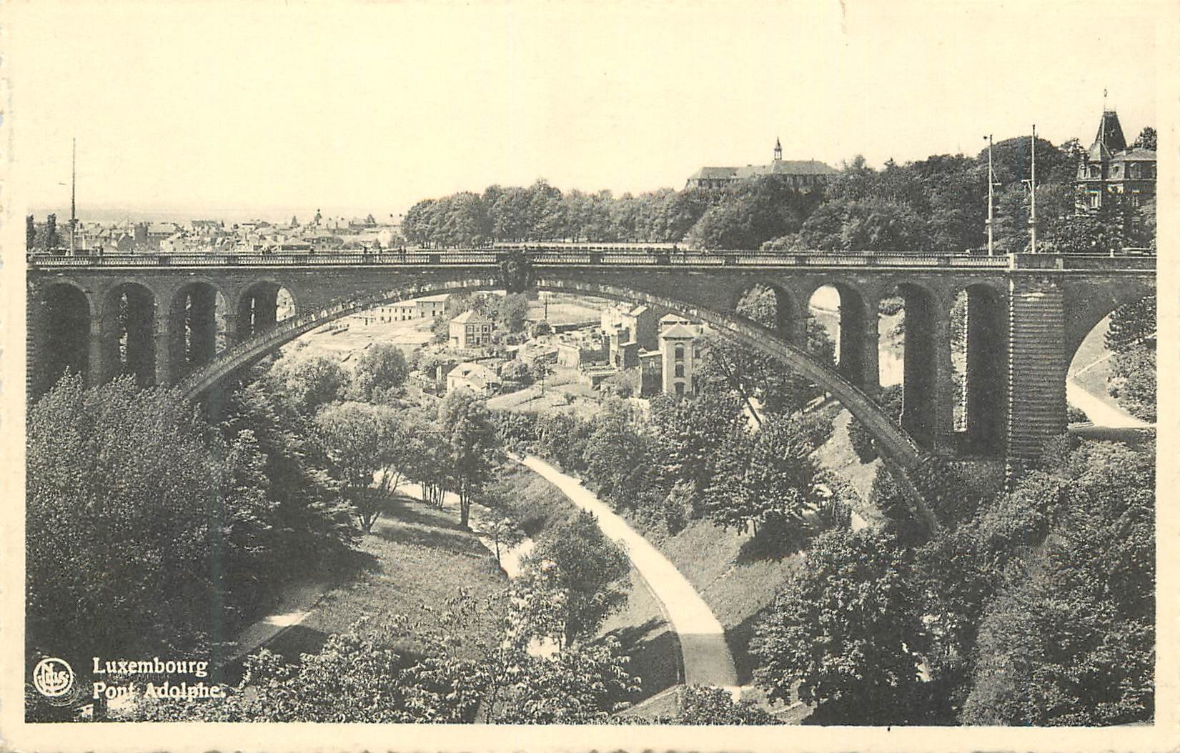 CPA Luxembourg Pont adolphe