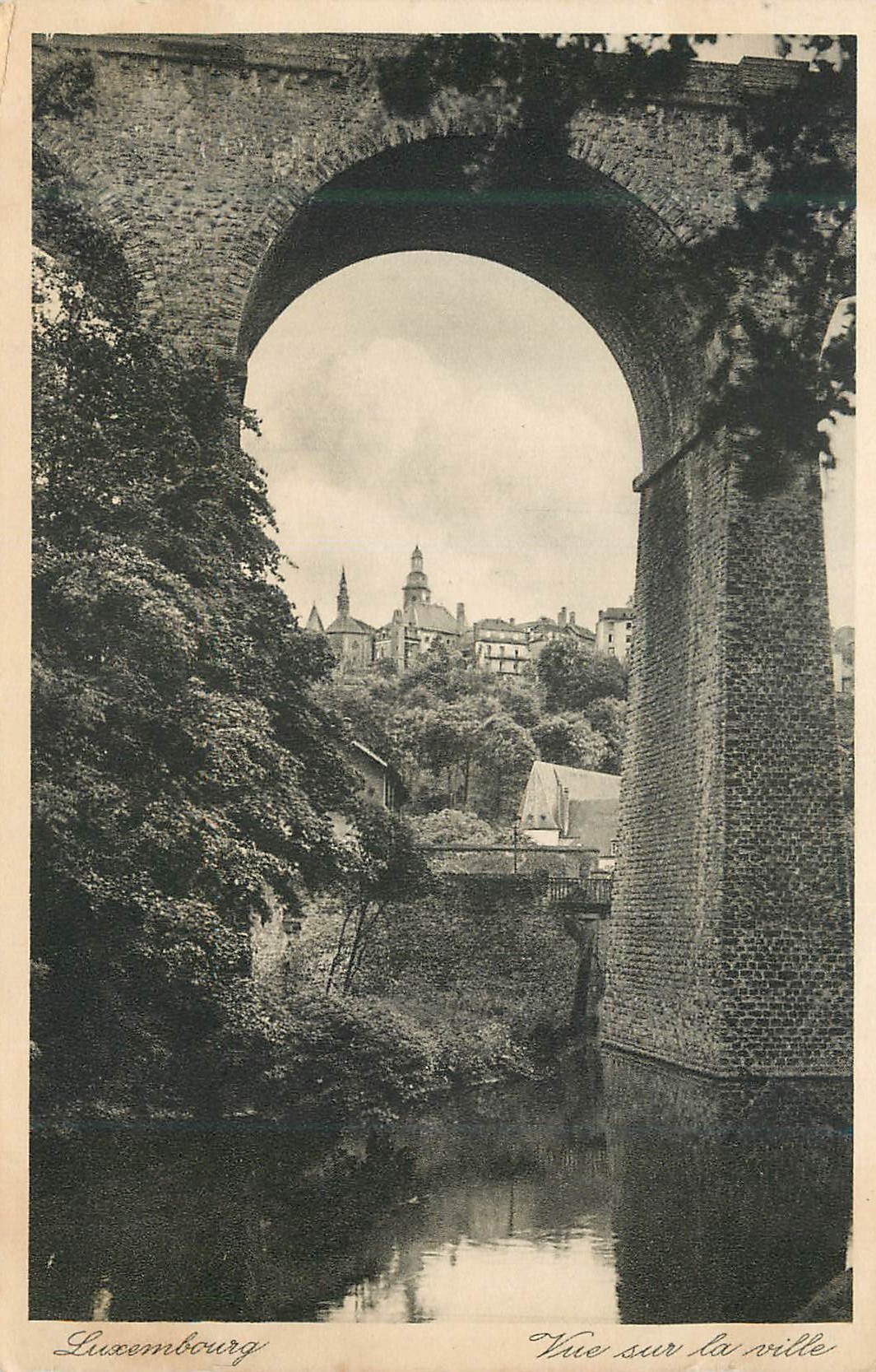 CPA Luxembourg vue sur la ville