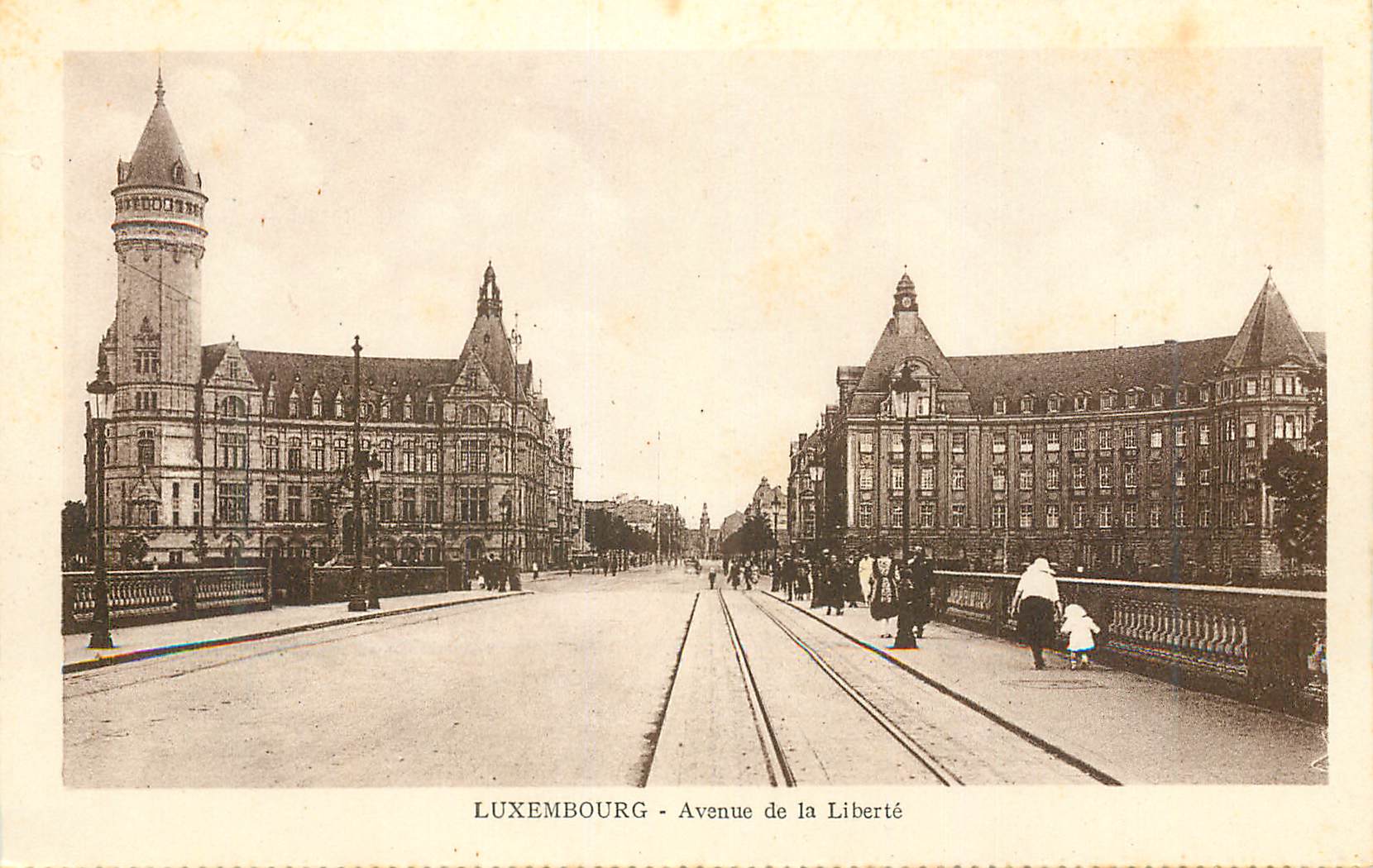 CPA Luxembourg avenue de la liberte