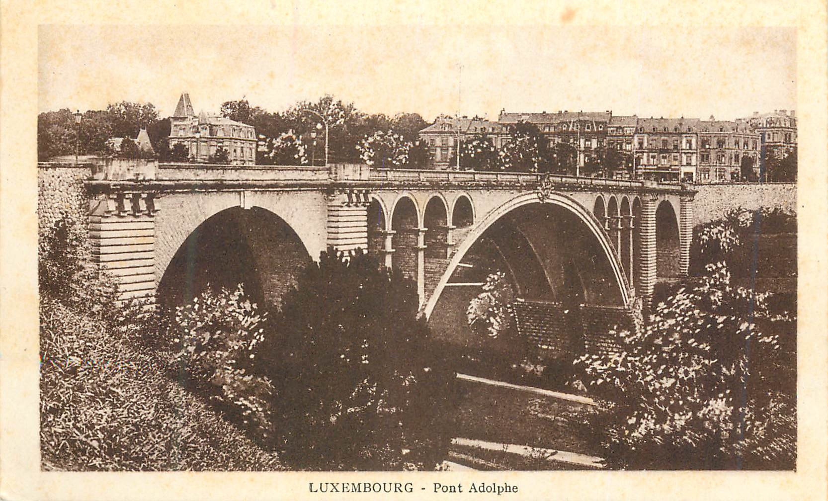 CPA Luxembourg Pont Adolphe