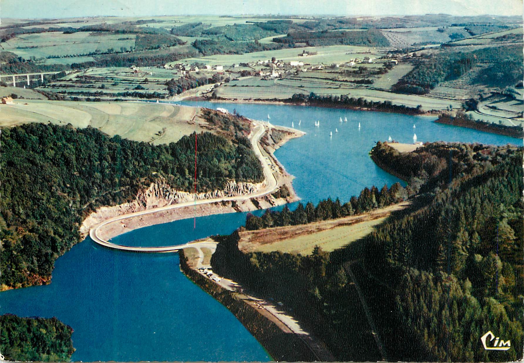 CPM Luxembourg Lefrange Barrage de Bavigne
