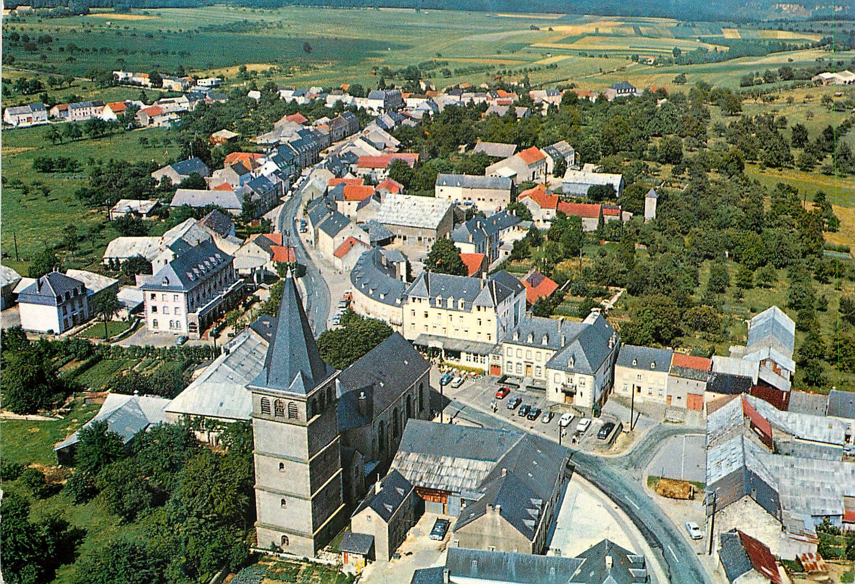 CPM Luxembourg Berborf Vue aerienne