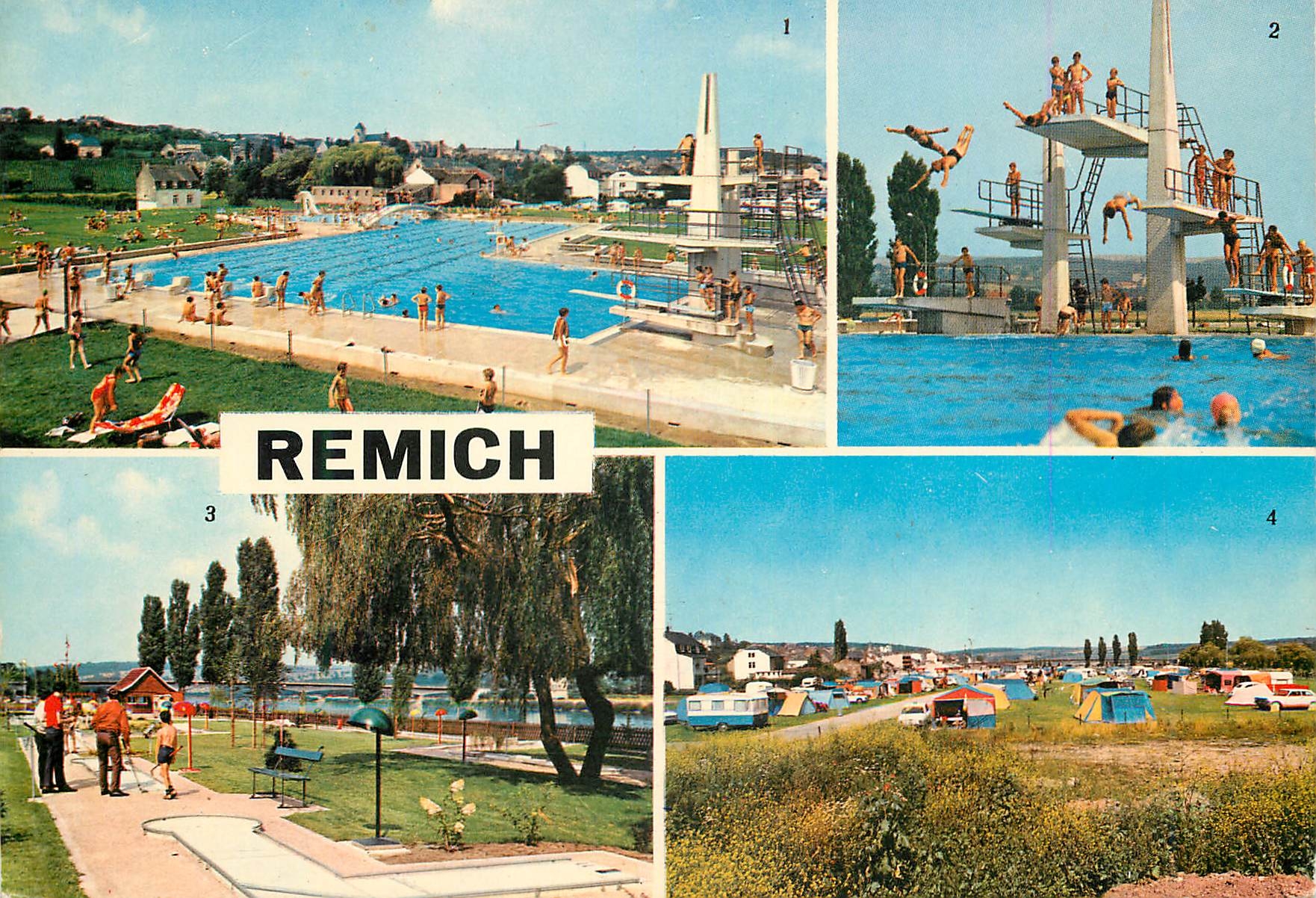 CPM Luxembourg Remich Grand Duche de Luxembourg Piscine