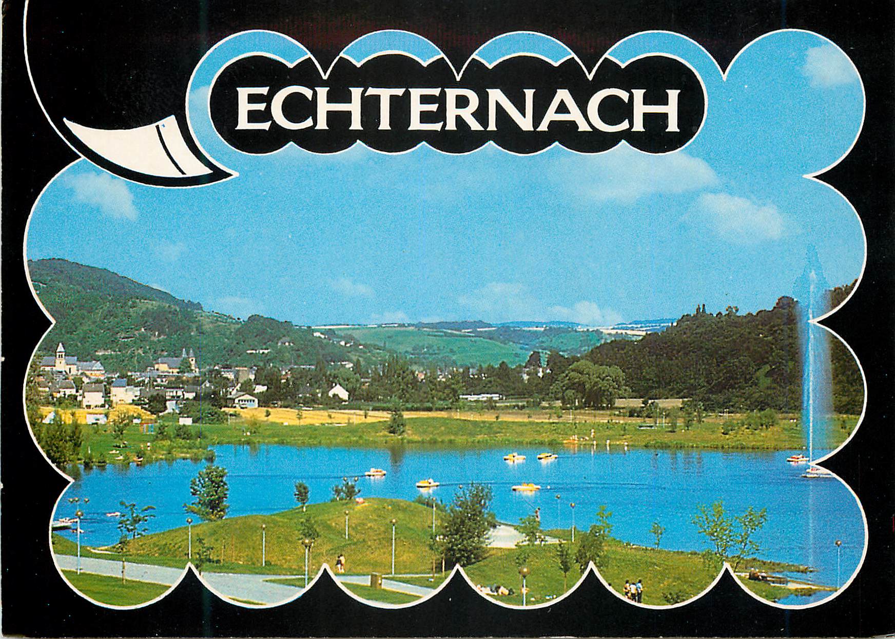 CPM Luxembourg Echternach Vue panoramique avec lac
