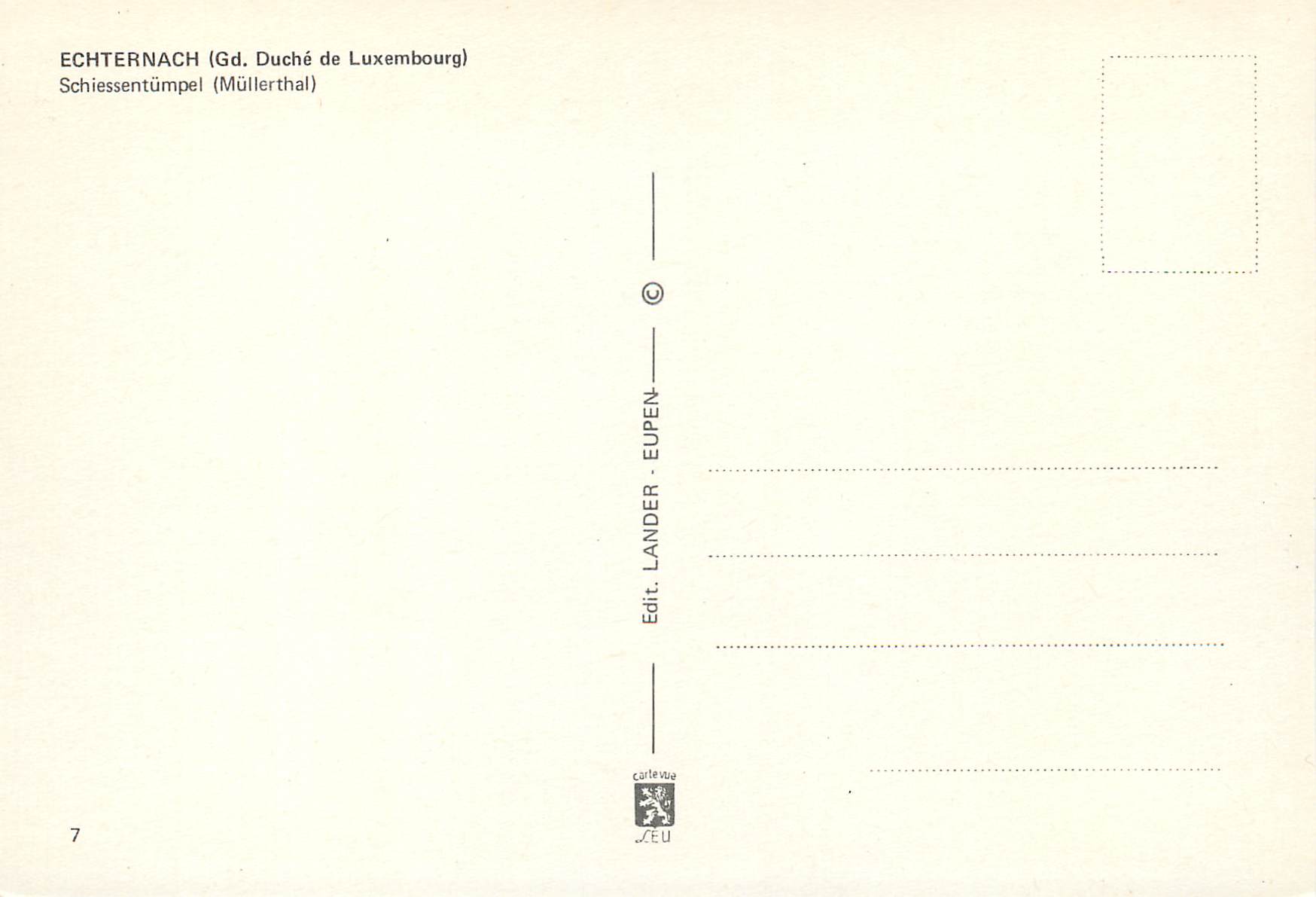 CPM Luxembourg Echternach — Rückseite