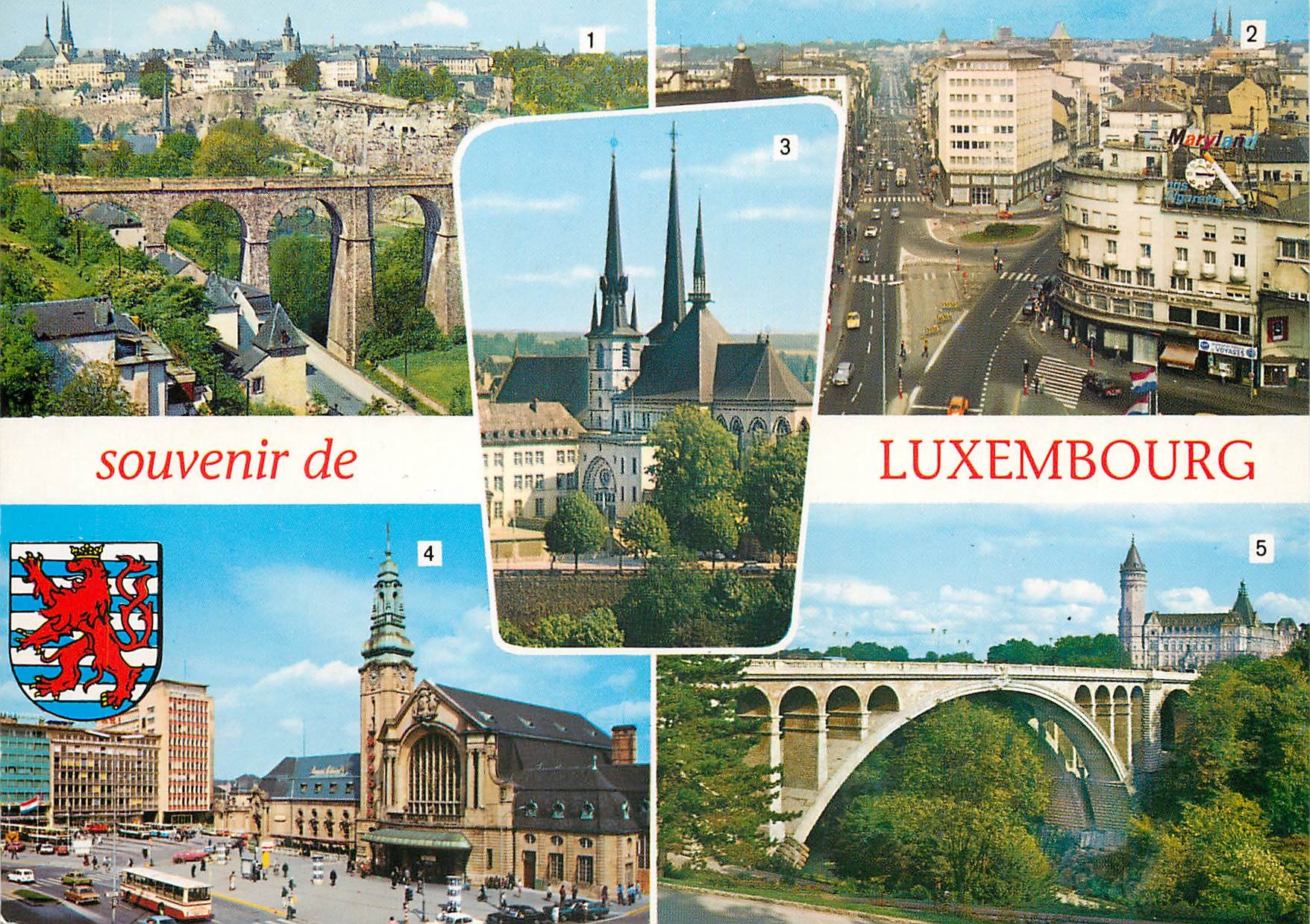 CPM Luxembourg Vue generale