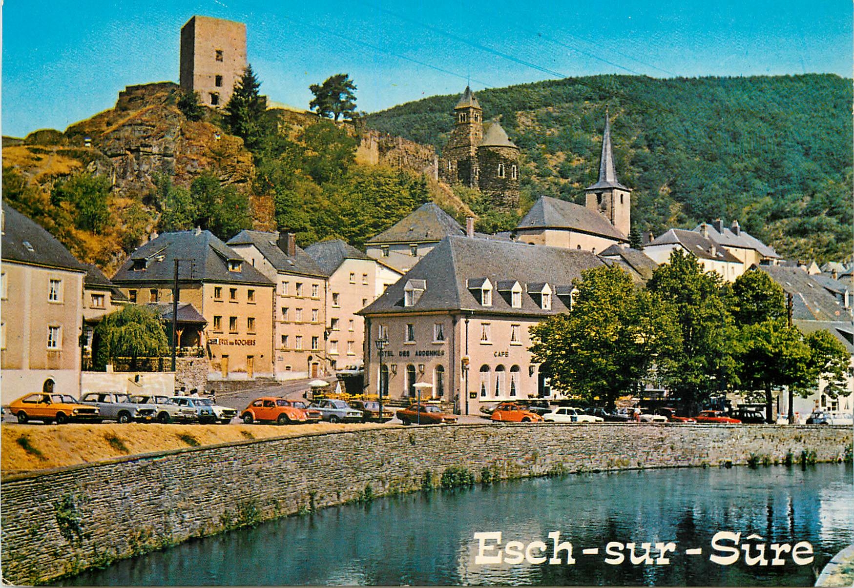 CPM Luxembourg Esch-sur-Sure Chateau