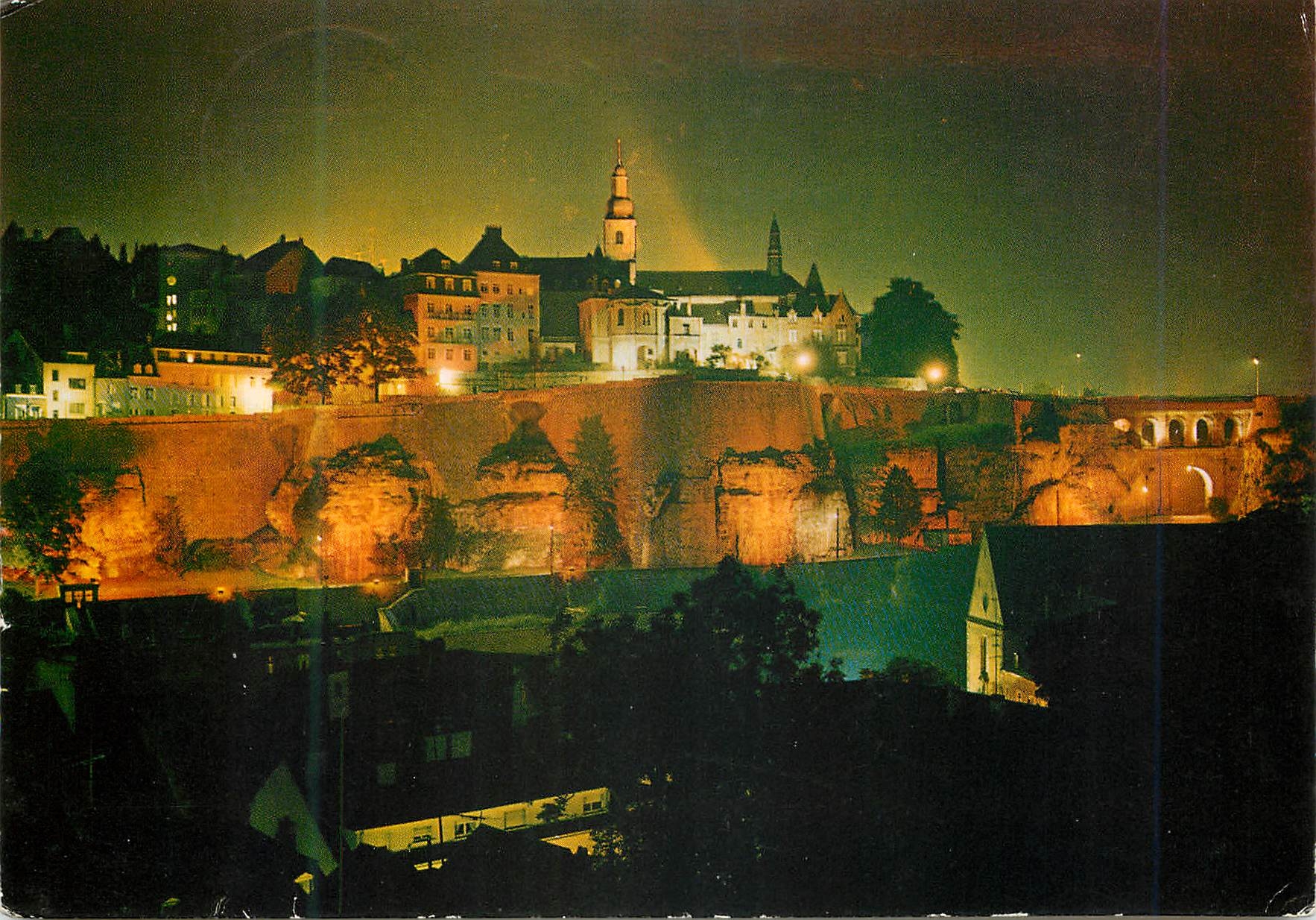 CPM Luxembourg Les illumination de la Corniche
