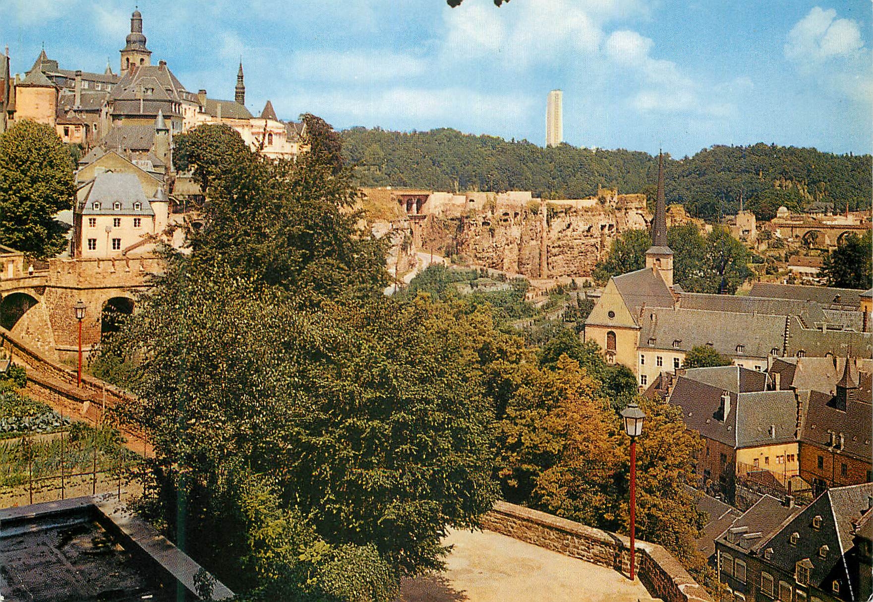 CPM Luxembourg Faubourg du Grand et Bach