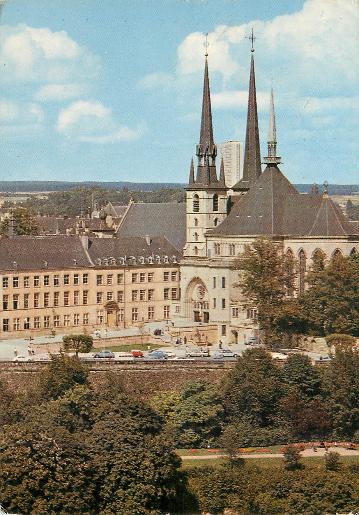 CPM Luxembourg Partie superieure de la Cathedrale