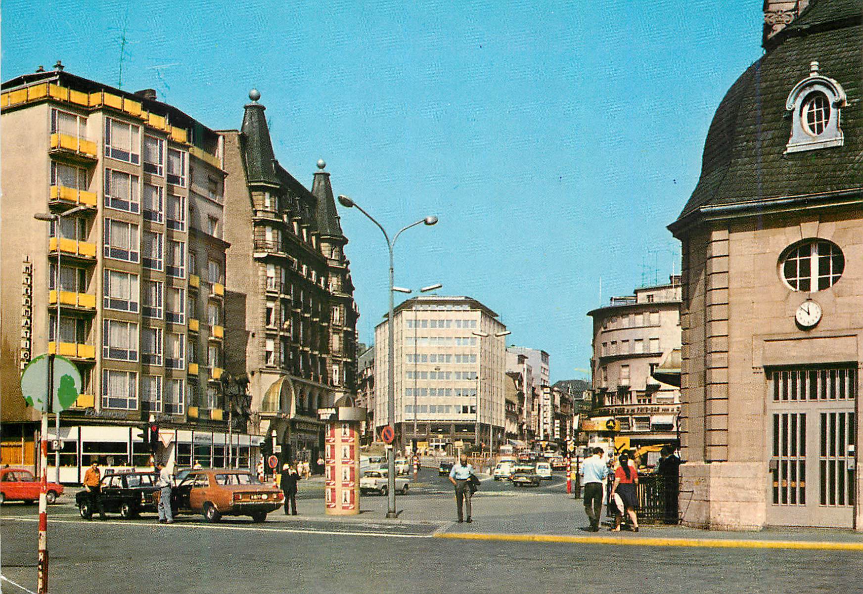 CPM Luxembourg Place de la Gare