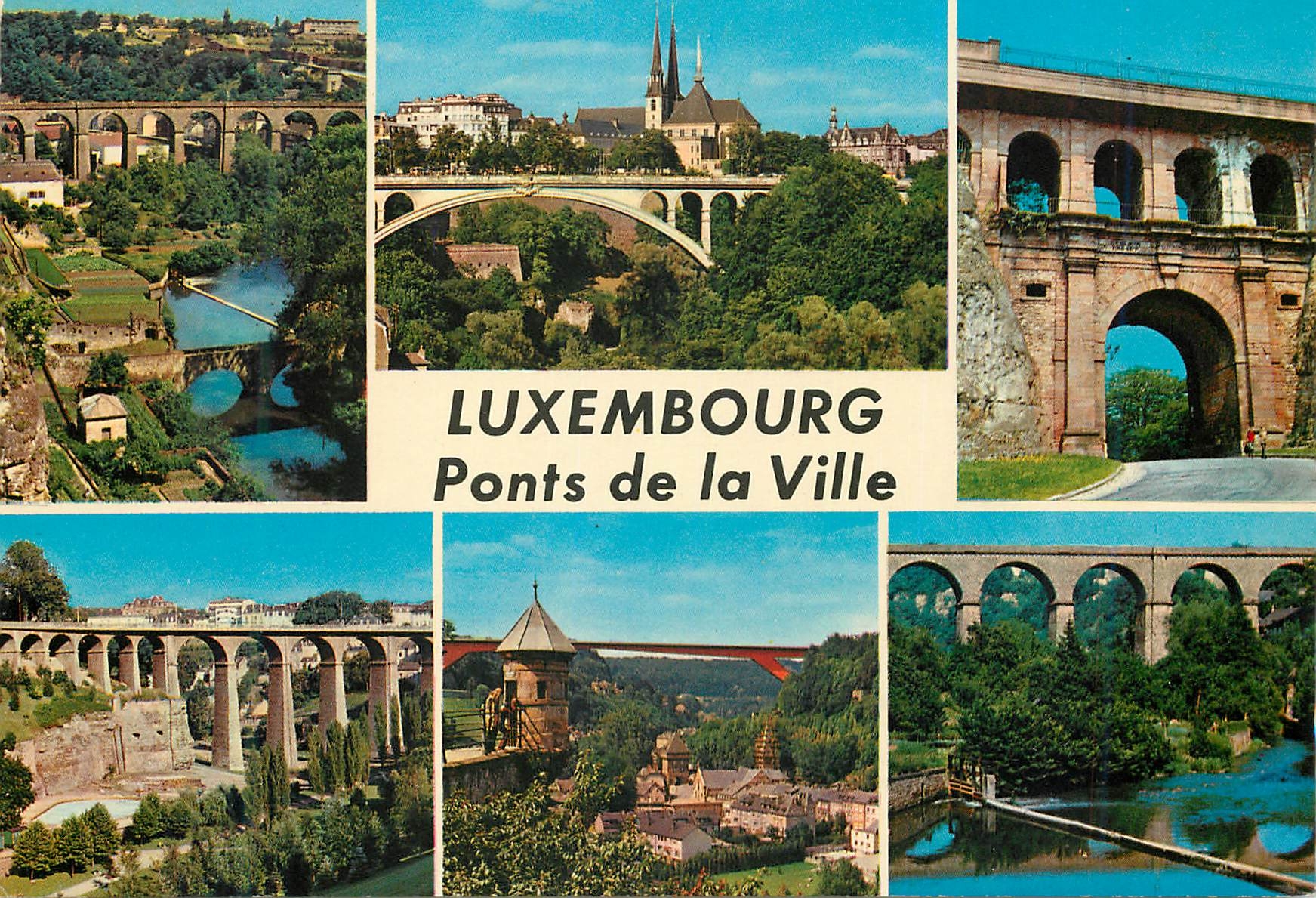 CPM Luxembourg Vallee de l'Alzette et Pont Stierchen