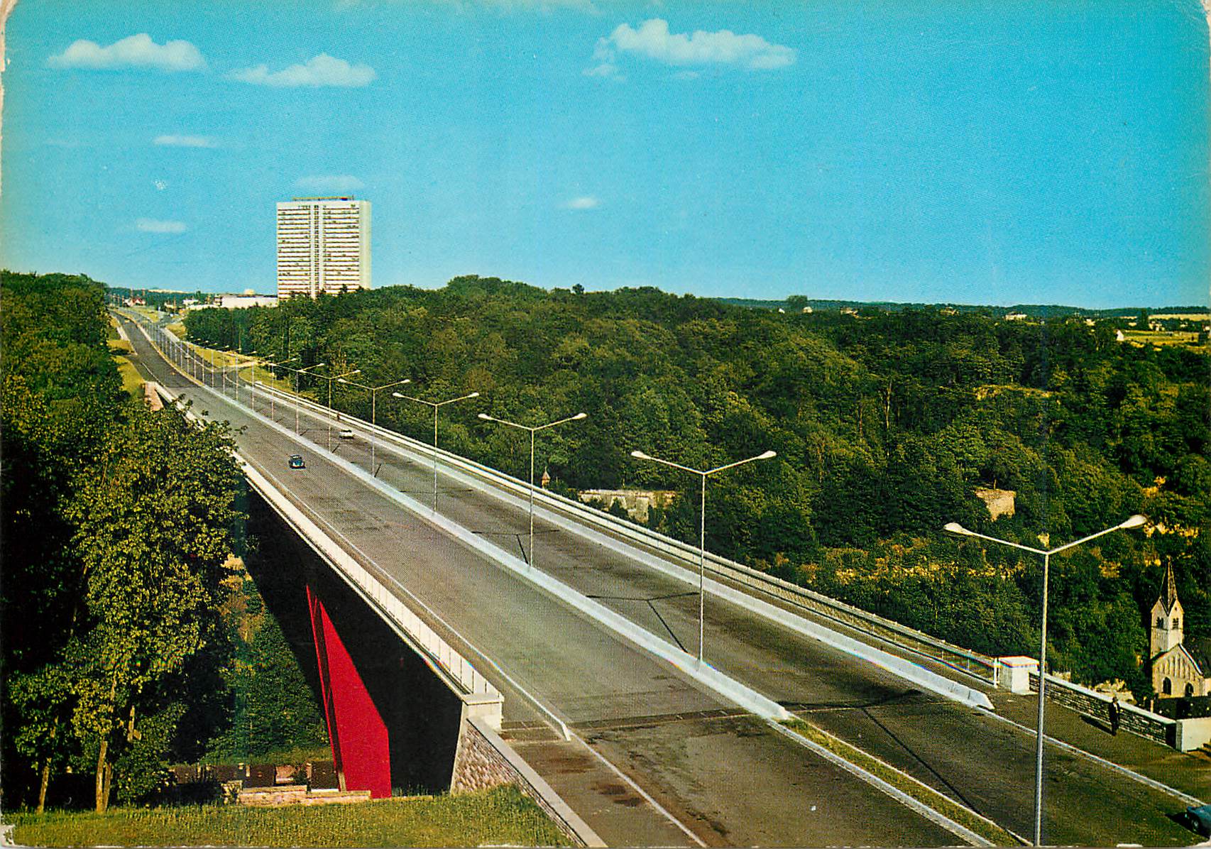 CPM Luxembourg Pont Grande Duchesse Charlotte
