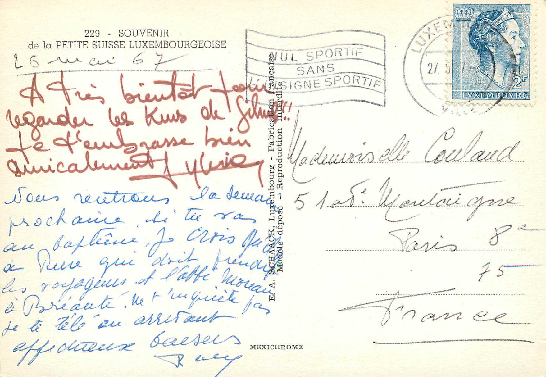 CPM Luxembourg — Verso