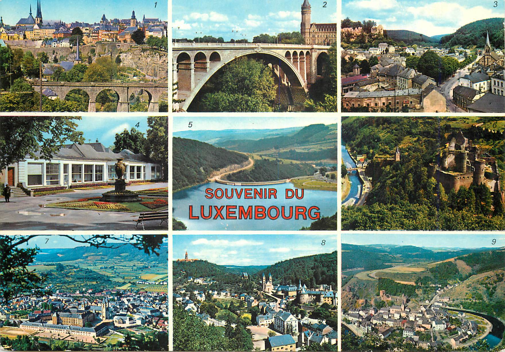 CPM Luxembourg Panorama de la Ville haute