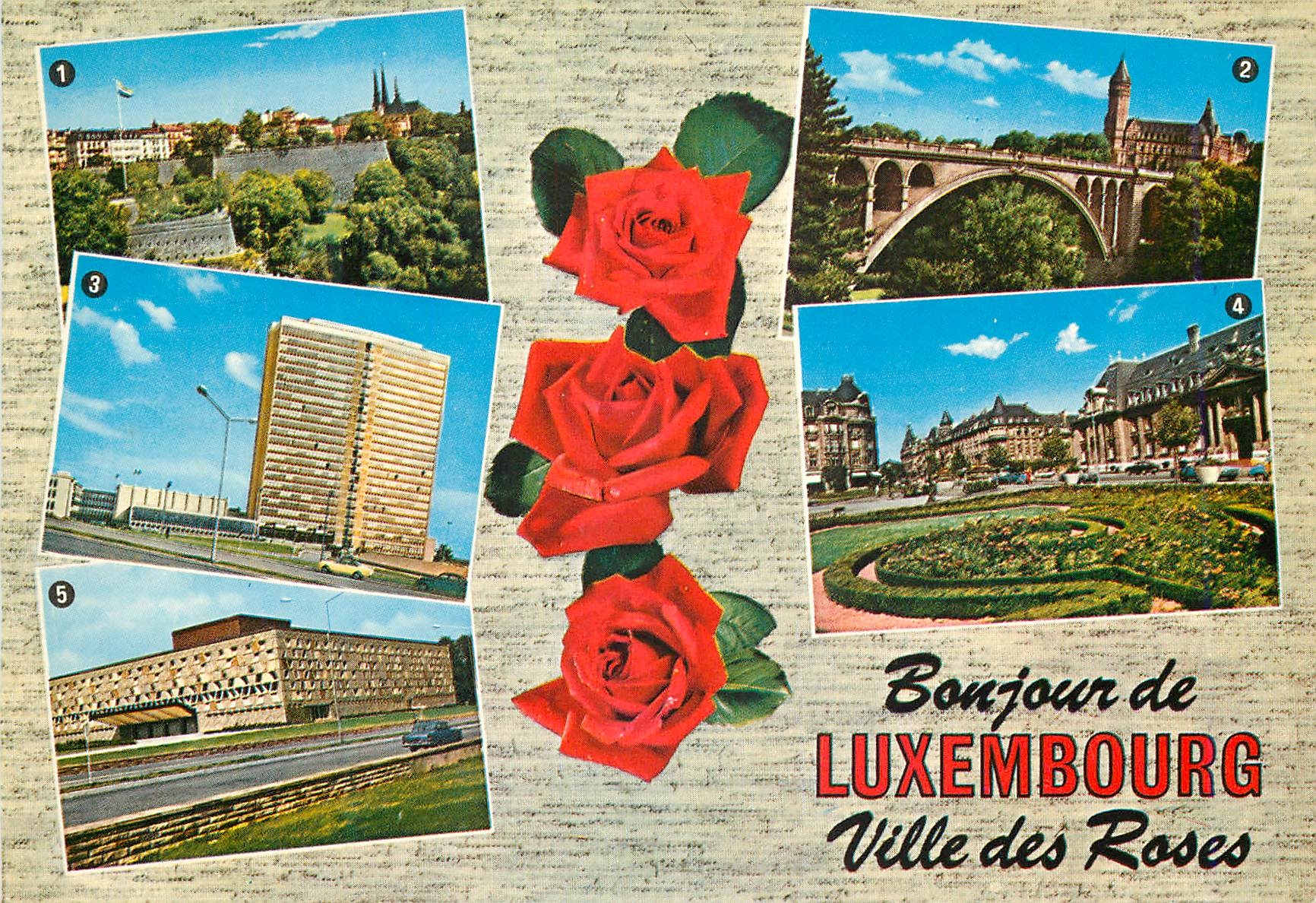 CPM Luxembourg Ville des Roses
