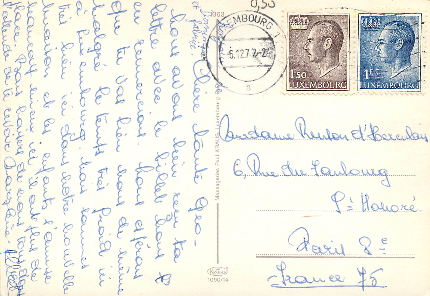 CPM Luxembourg — Verso