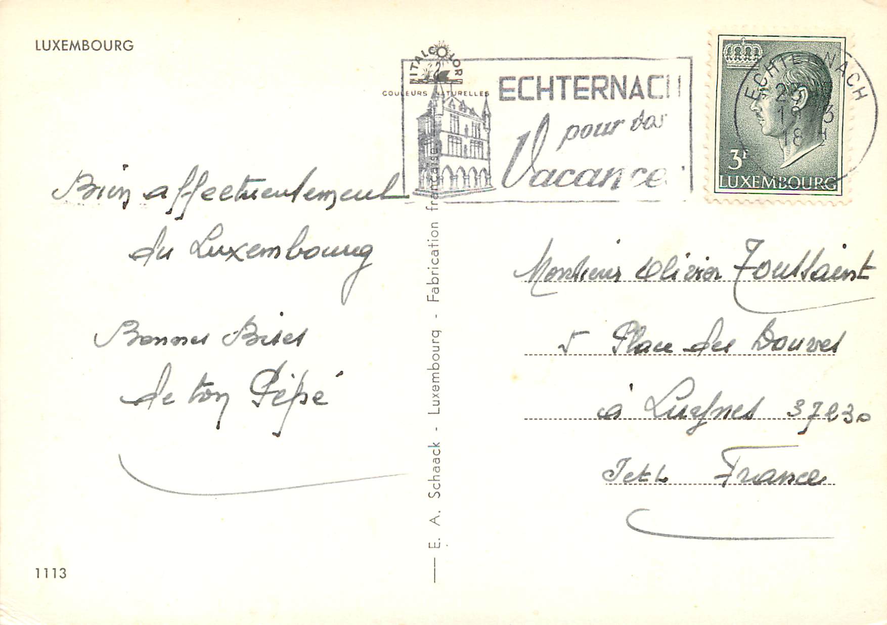 CPM Luxembourg — Verso