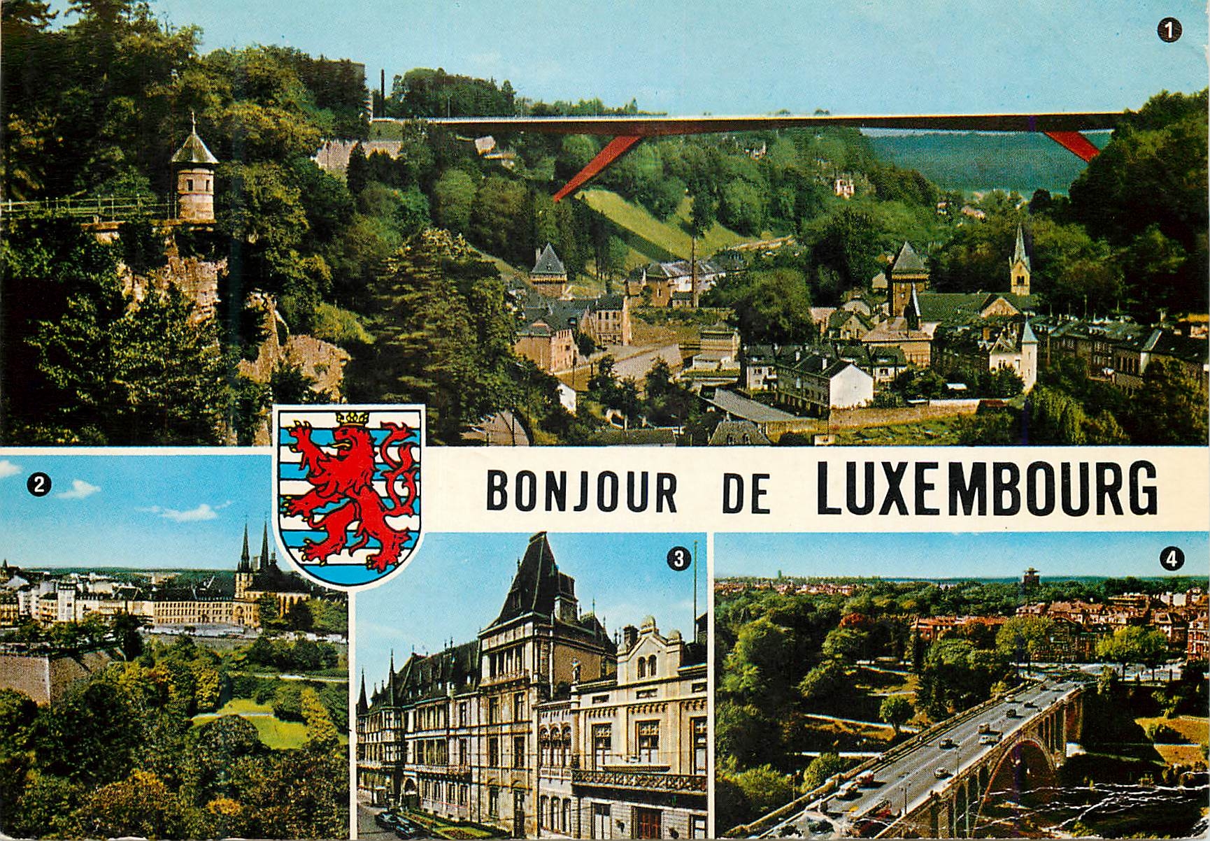 CPM Luxembourg Pont Grande Duchesse Charlotte