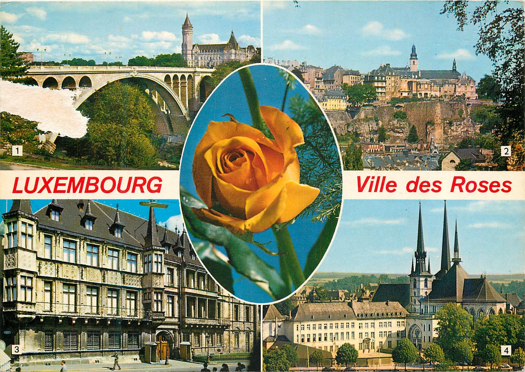 CPM Luxembourg Ville des Roses