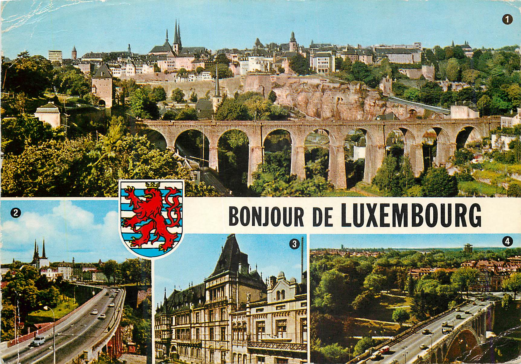 CPM Luxembourg Panorama de la Ville Haute
