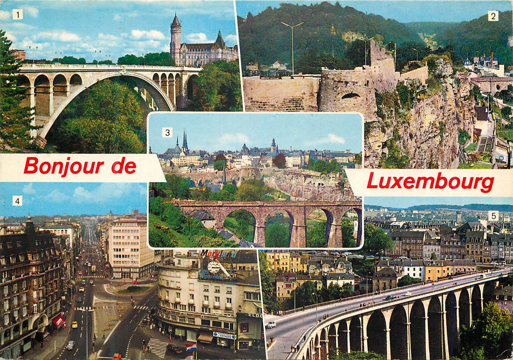 CPM Luxembourg Pont Adolphe