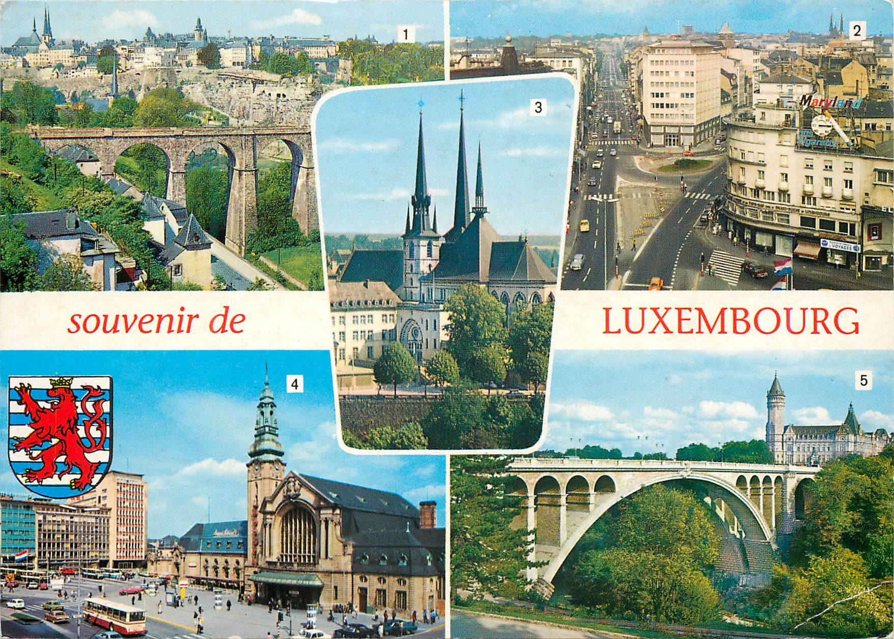 CPM Luxembourg Vue generale