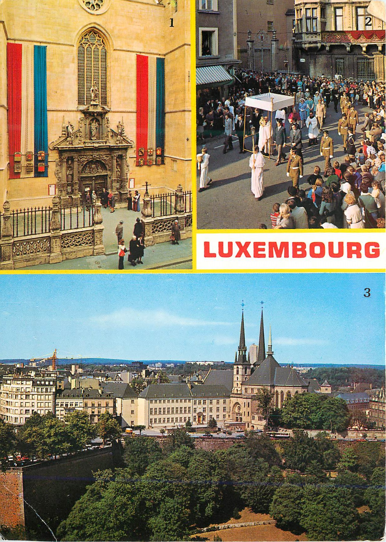 CPM Luxembourg Portail de la Cathedrale