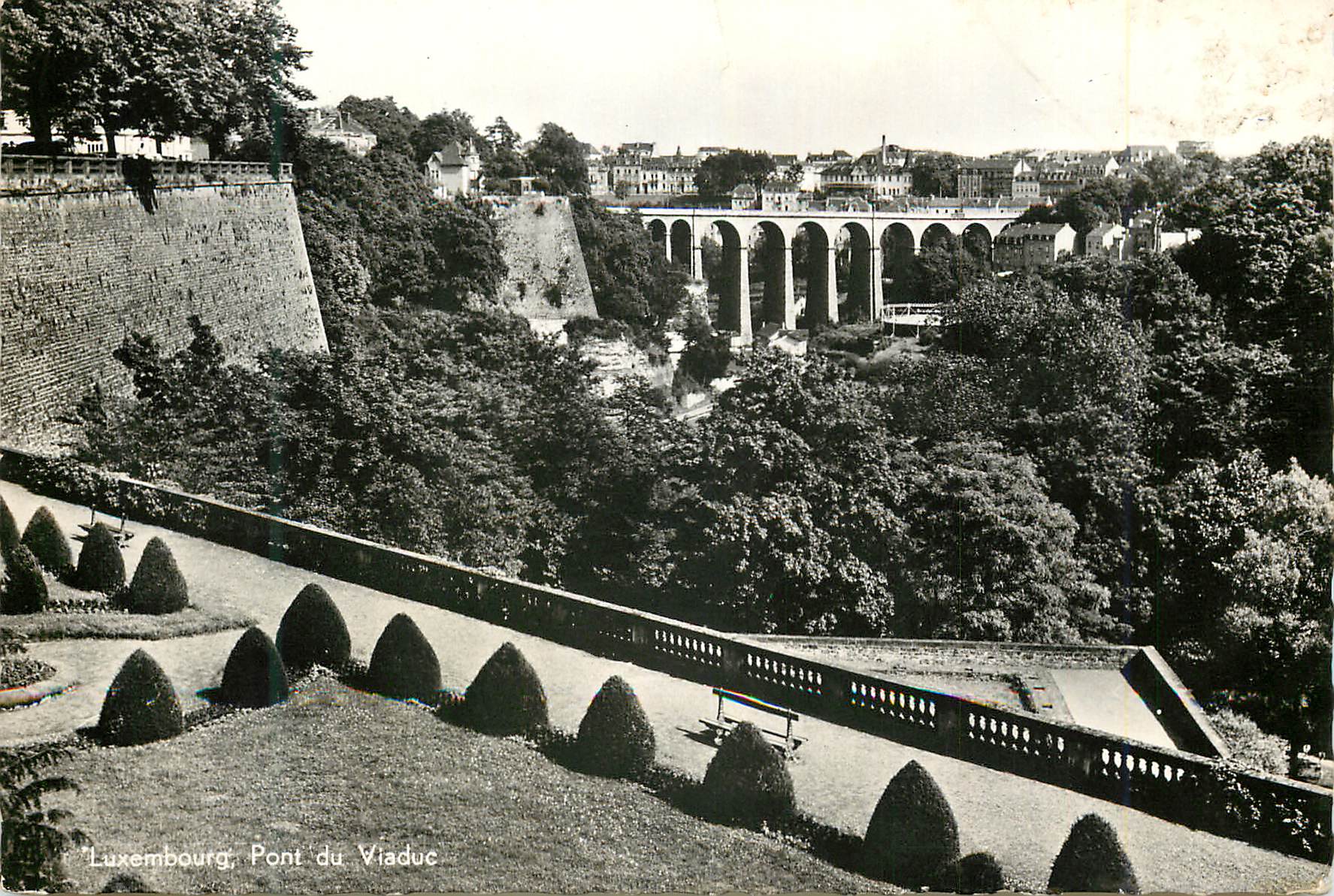 CPA Luxembourg Pont du Viaduc