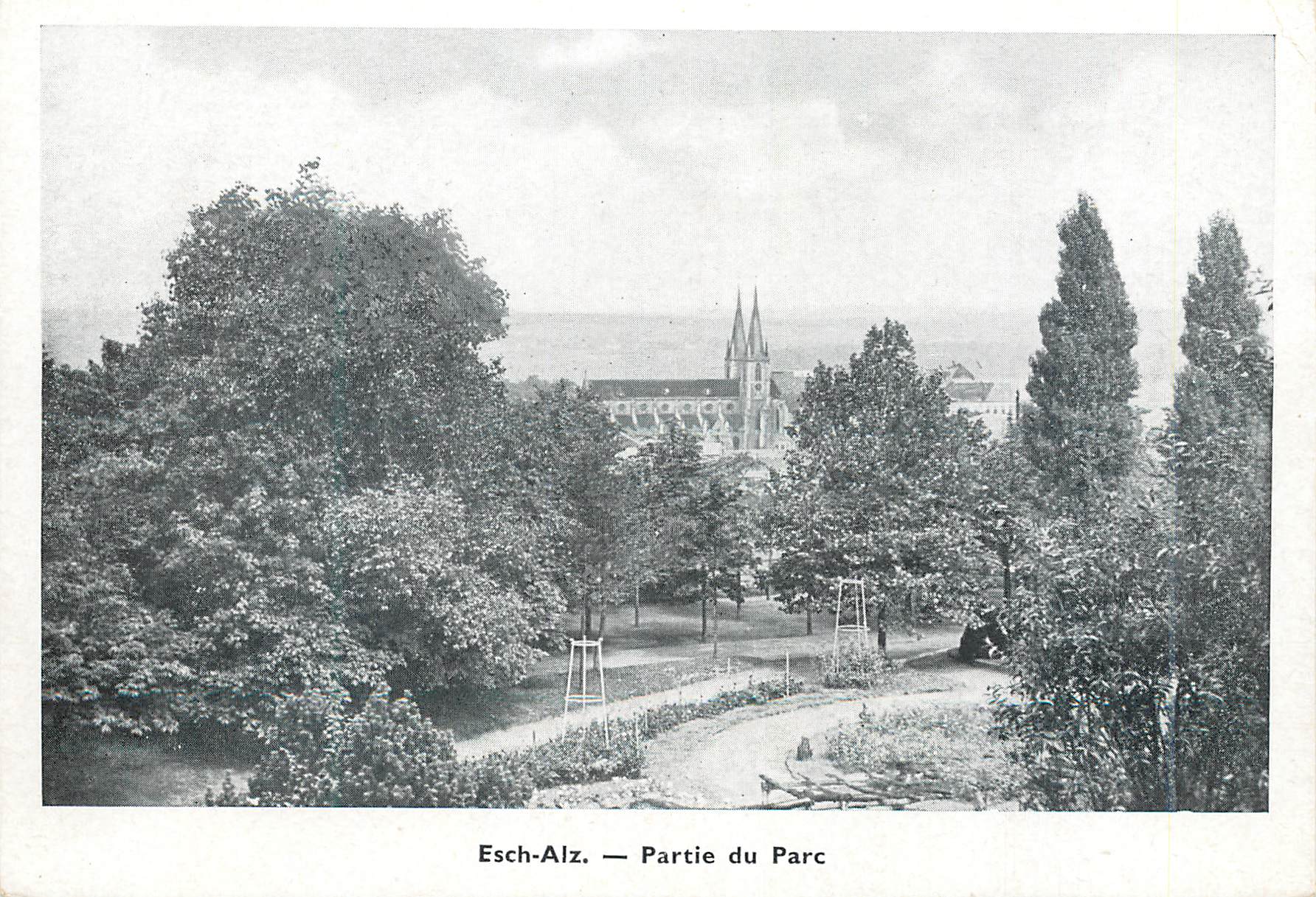 CPA Esch-Alz Partie du Parc