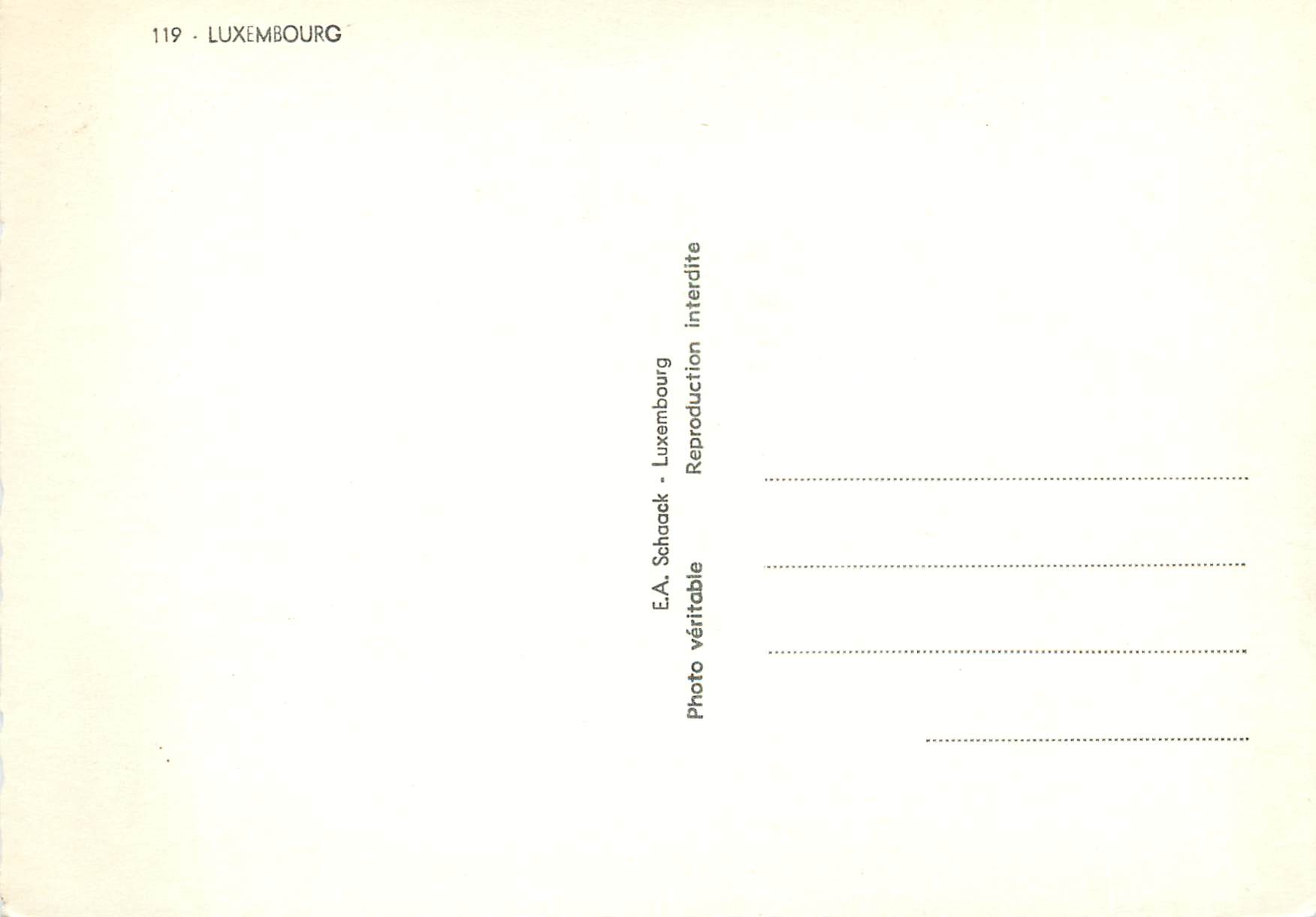 CPA Luxembourg — Verso