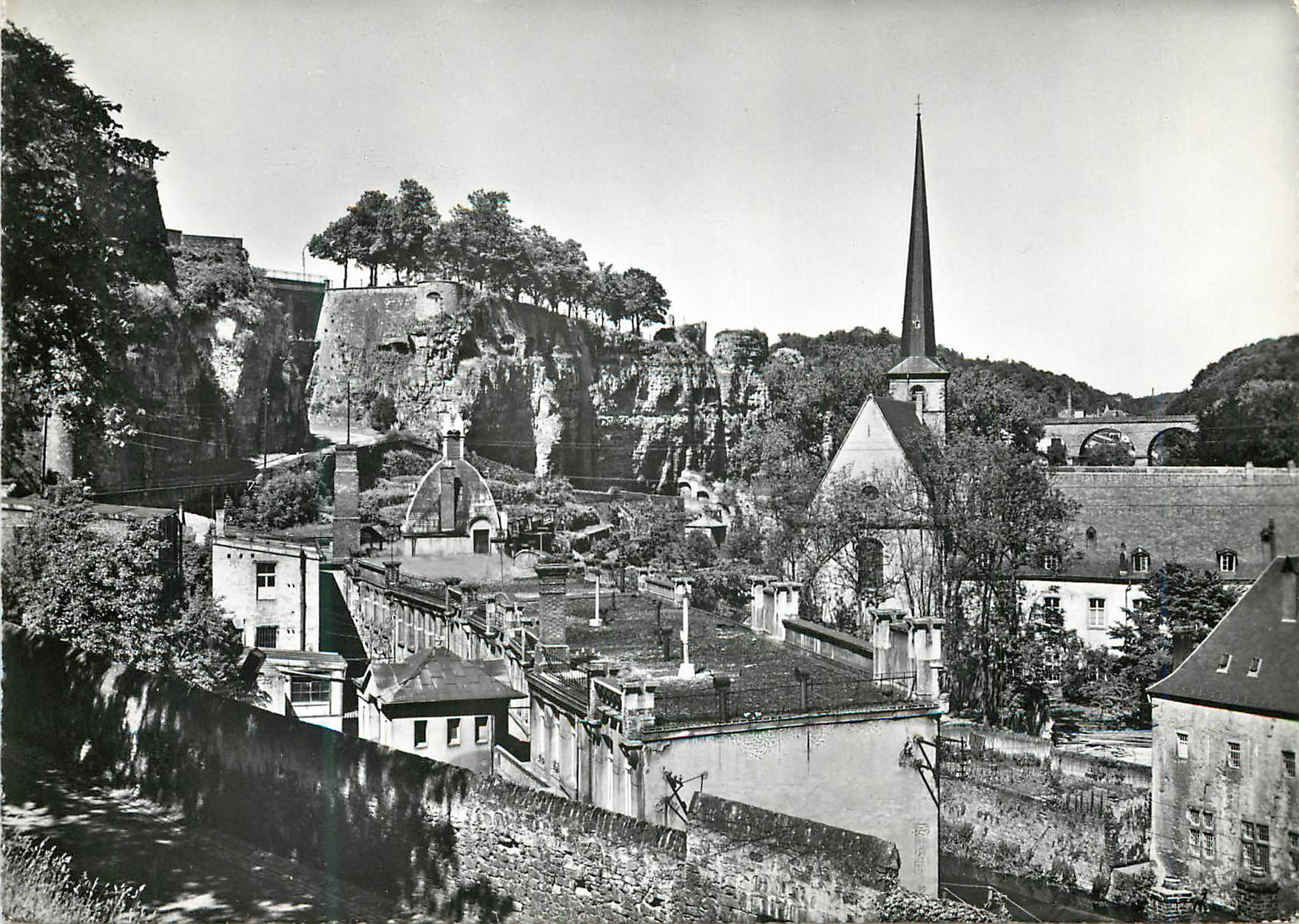 CPA Luxembourg Les Rochers du Bock