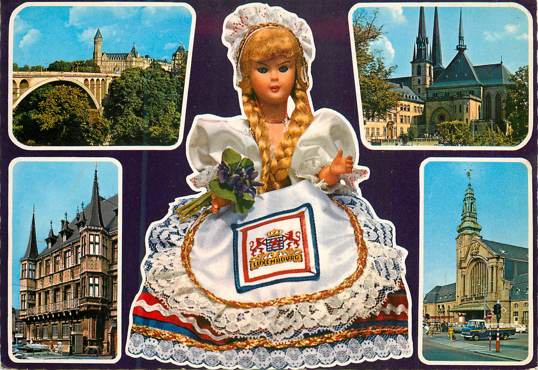 CPA Luxembourg Poupee