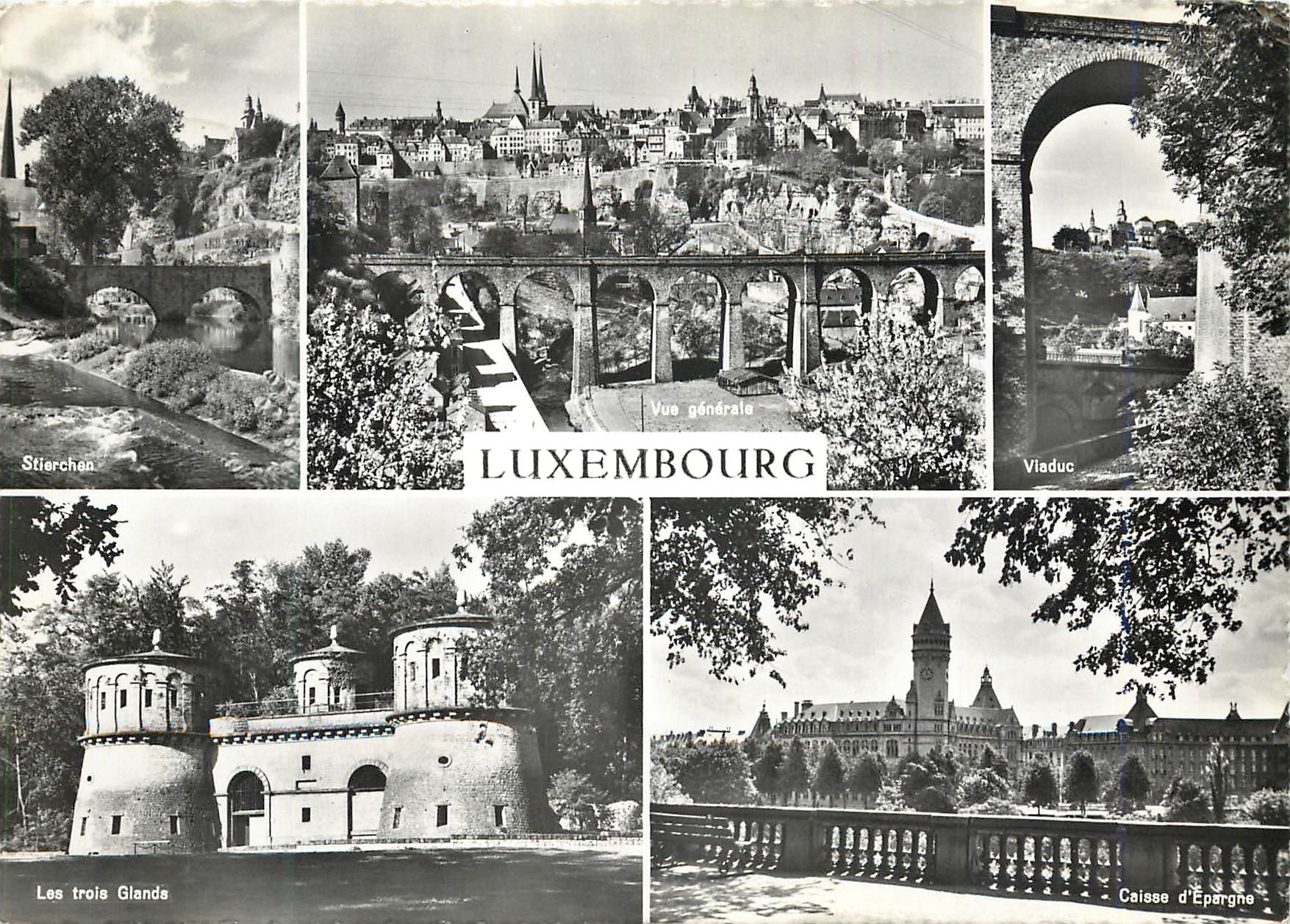 CPA Luxembourg Vue generale