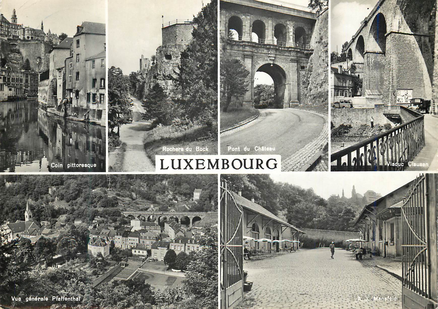 CPA Luxembourg Vue generale Plathonttal