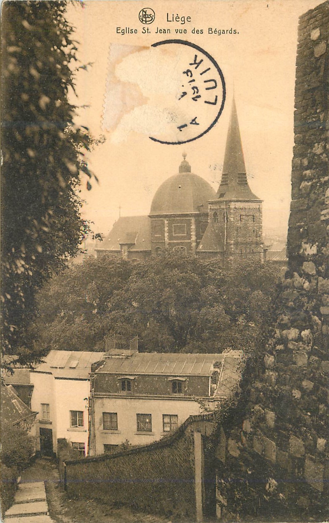 CPA Liege Eglise St Jean vue des Begards